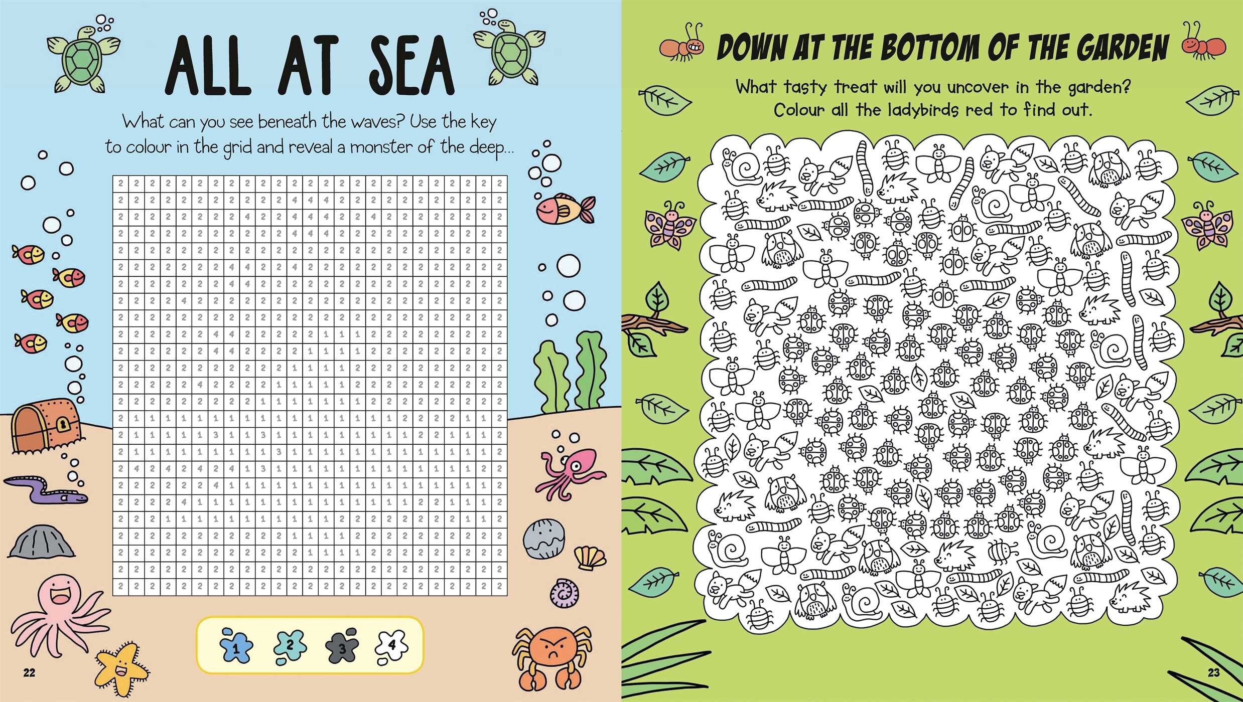 Cute Critters Coloring Activity Book