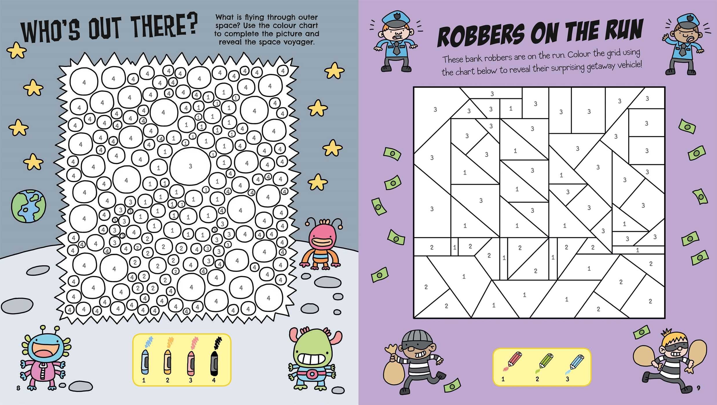 Cute Critters Coloring Activity Book
