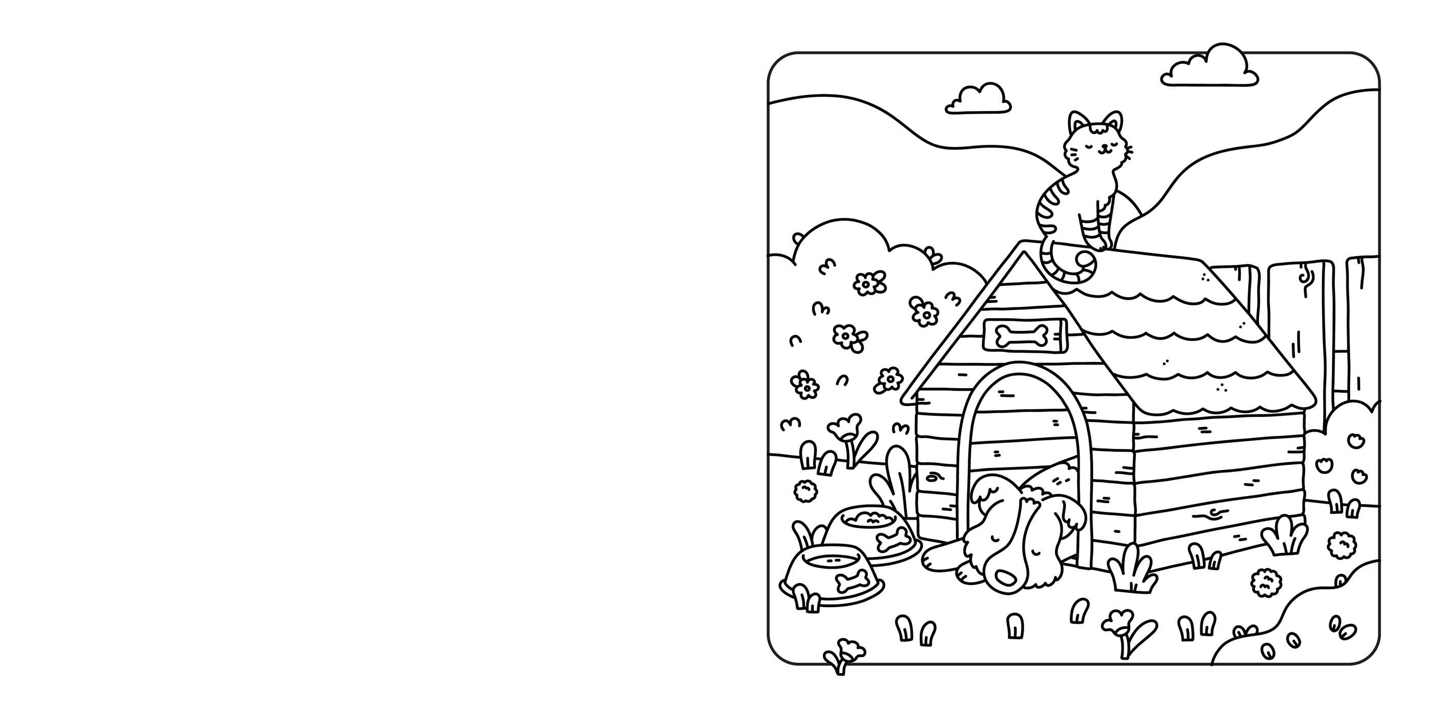 Furry Friends Cute Coloring Book