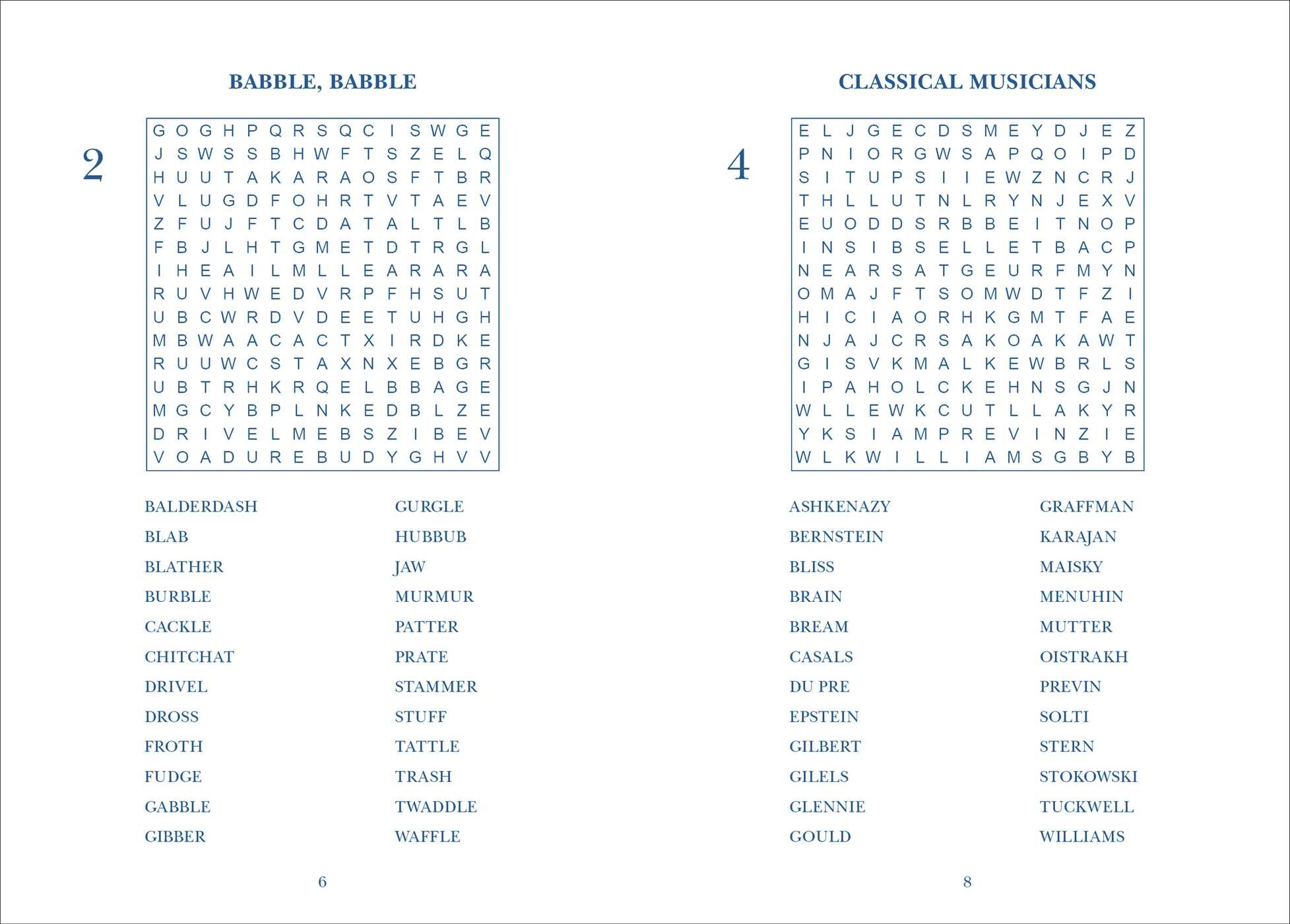 Spring Lilies Wordsearch