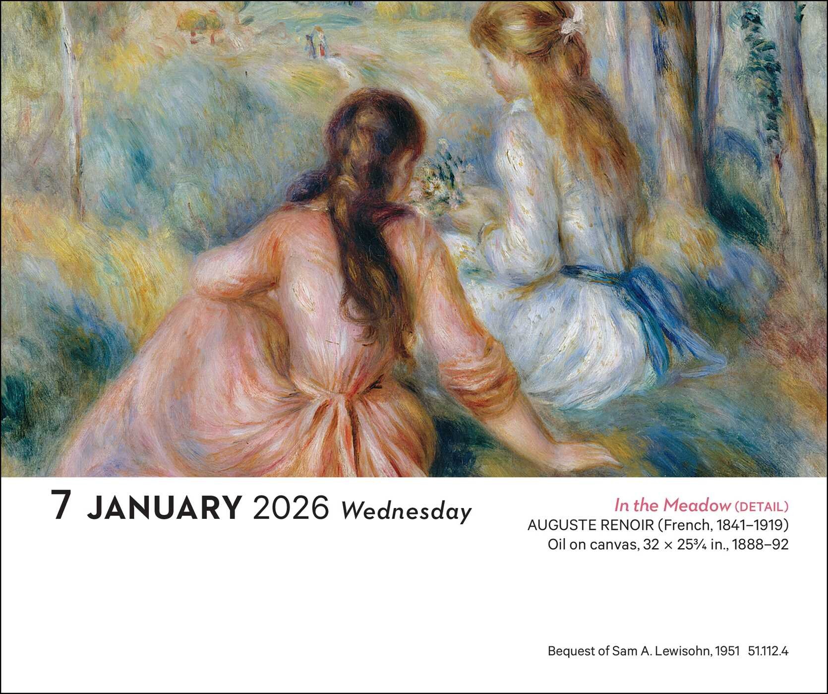 Impressionism and PostImpressionism 2026 DaytoDay Calendar Book
