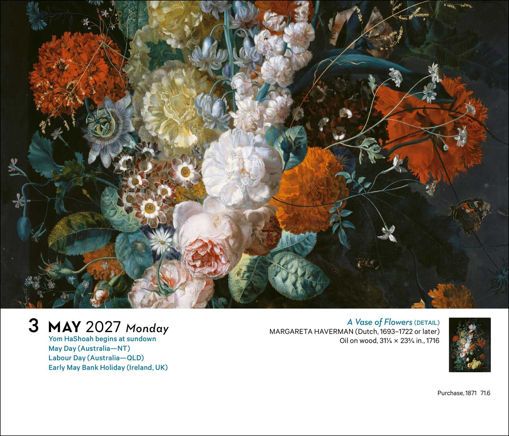 Art: 365 Days of Masterpieces 2027 Day-to-Day Calendar