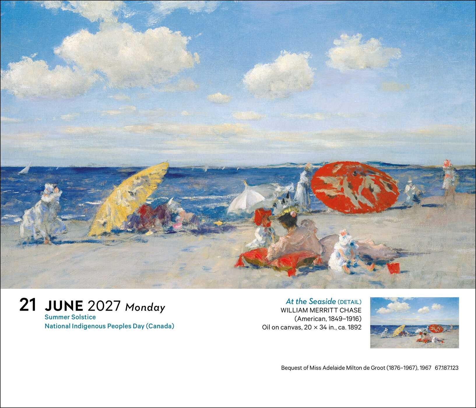 Art: 365 Days of Masterpieces 2027 Day-to-Day Calendar