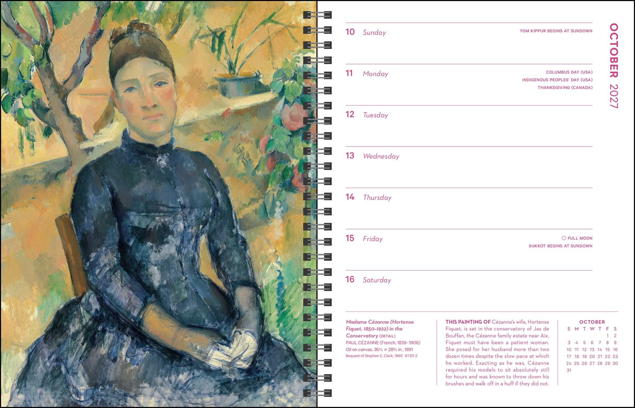 Gardens of Impressionism 12-Month 2027 Deluxe Engagement Calendar