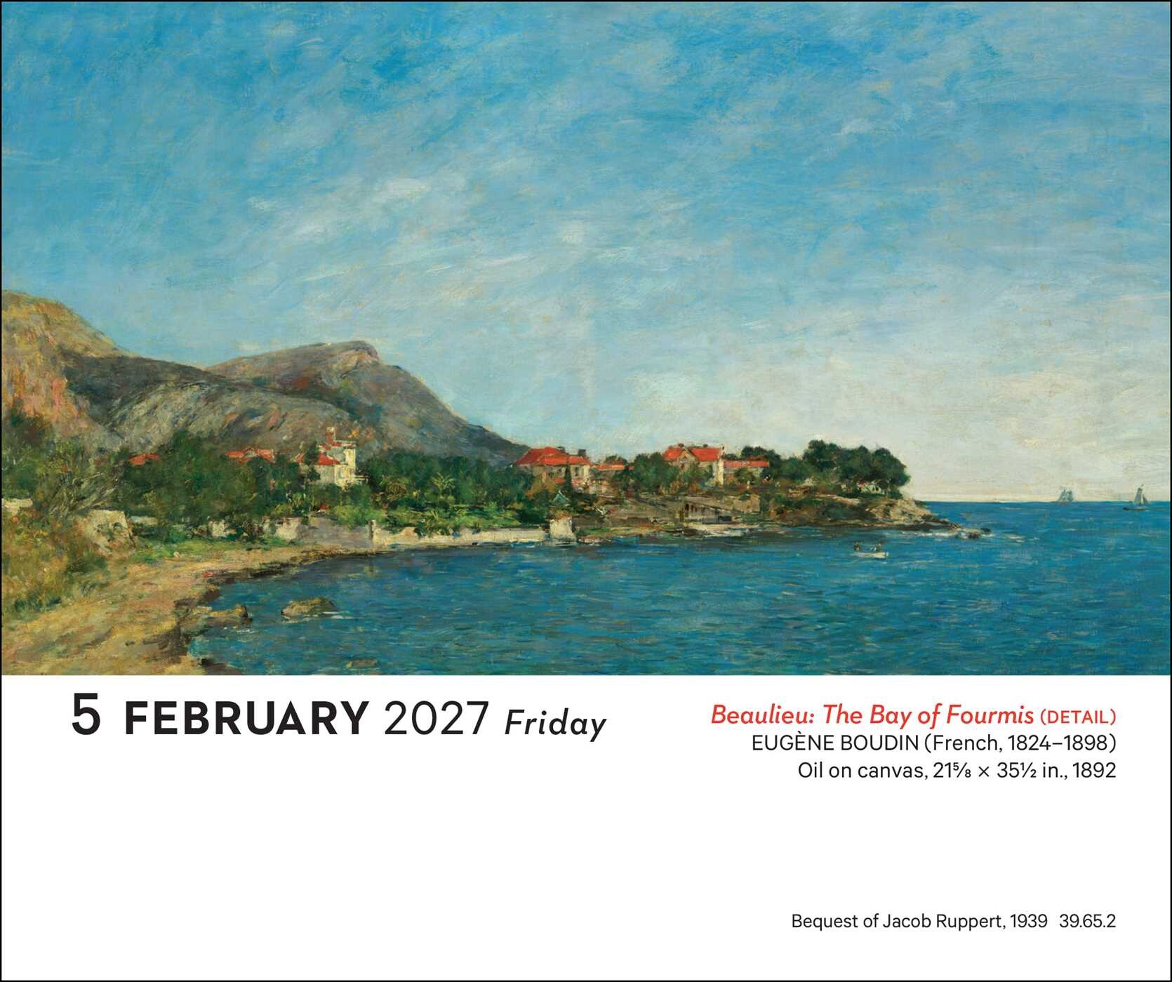 Impressionism and Post-Impressionism 2027 Day-to-Day Calendar