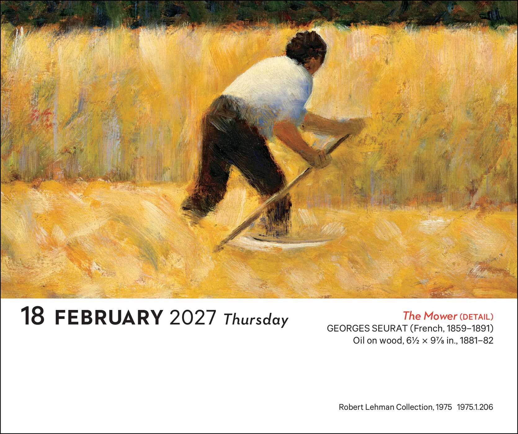 Impressionism and Post-Impressionism 2027 Day-to-Day Calendar