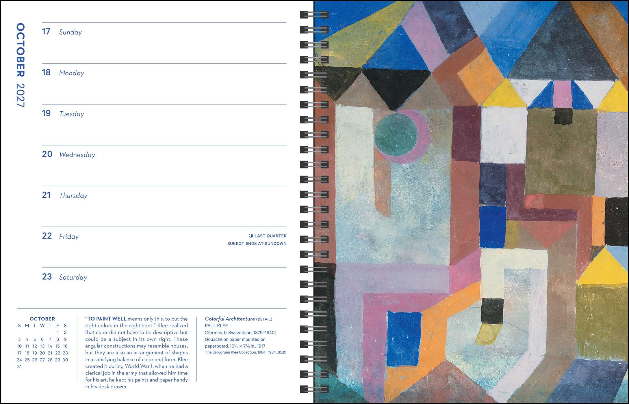 Masterpieces 12-Month 2027 Deluxe Engagement Calendar