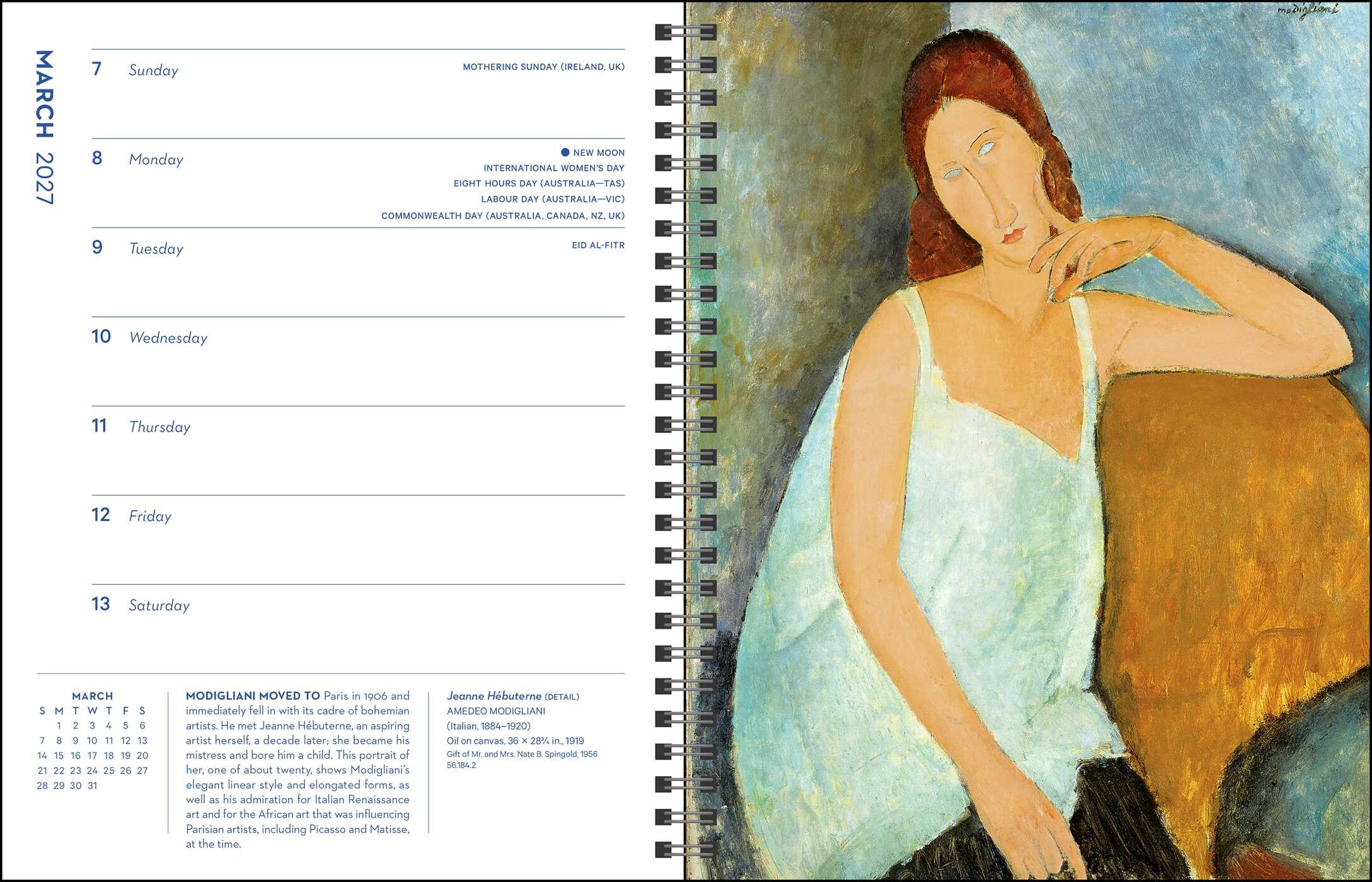 Masterpieces 12-Month 2027 Engagement Calendar