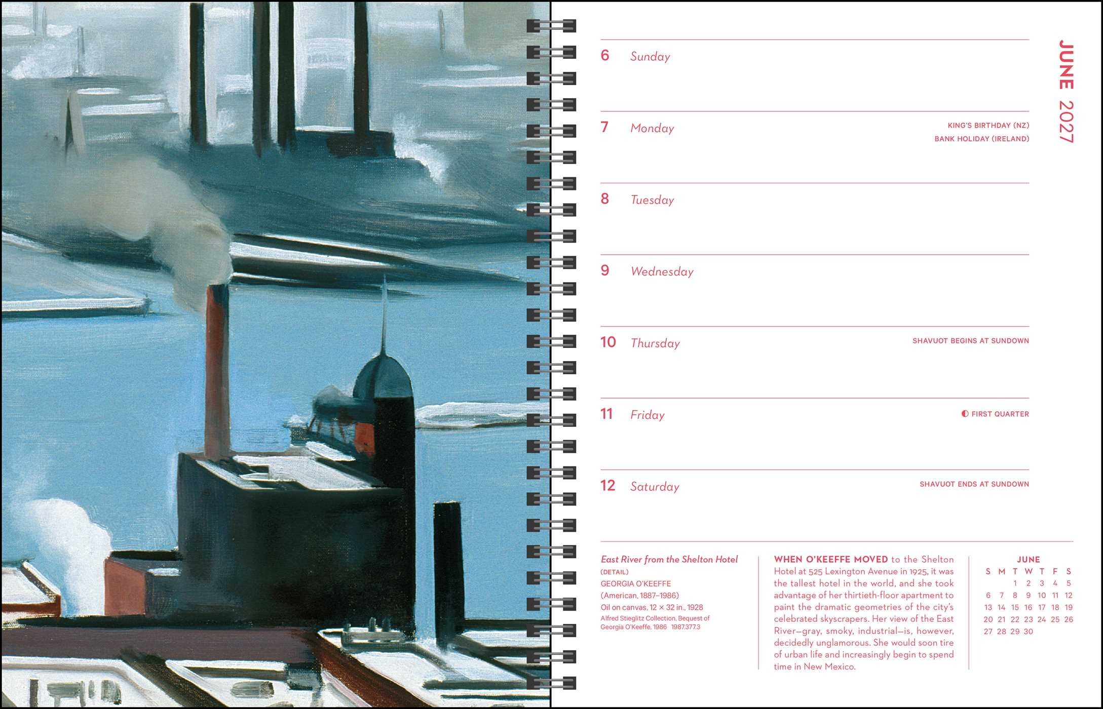 New York in Art 12-Month 2027 Deluxe Engagement Calendar