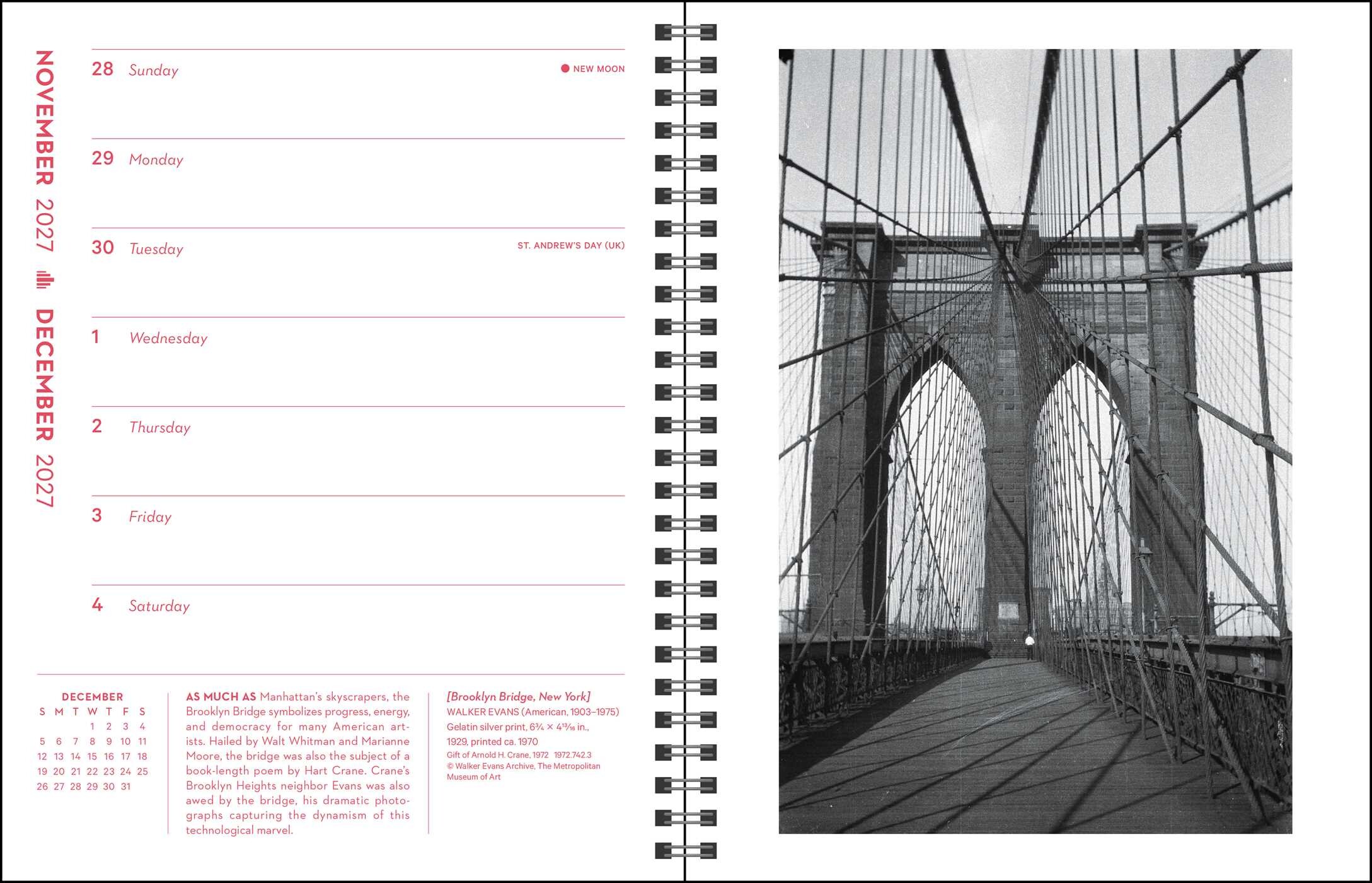 New York in Art 12-Month 2027 Engagement Calendar
