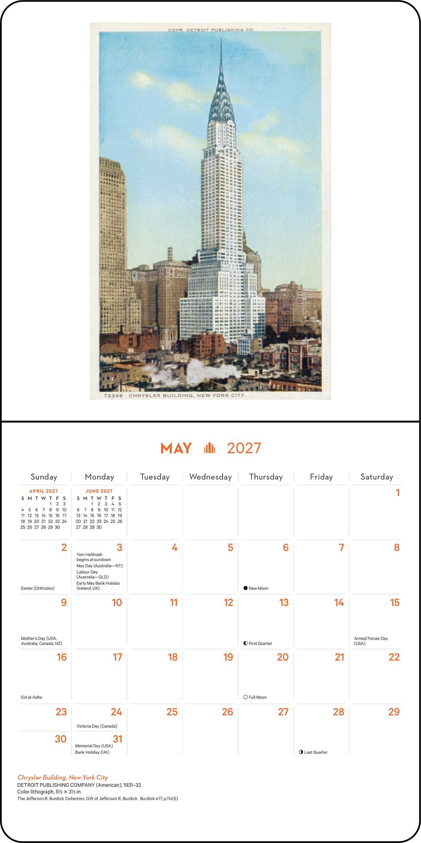 New York in Art 2027 Mini Wall Calendar