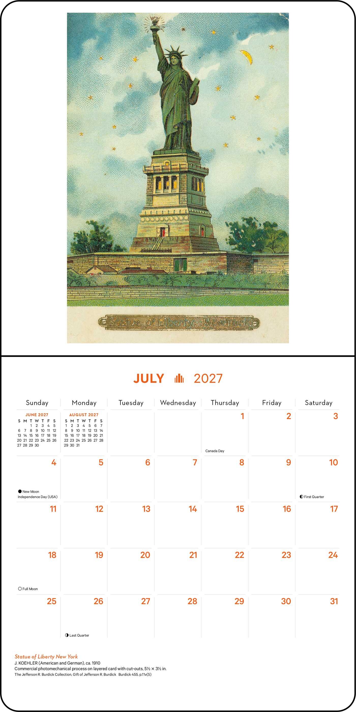New York in Art 2027 Mini Wall Calendar