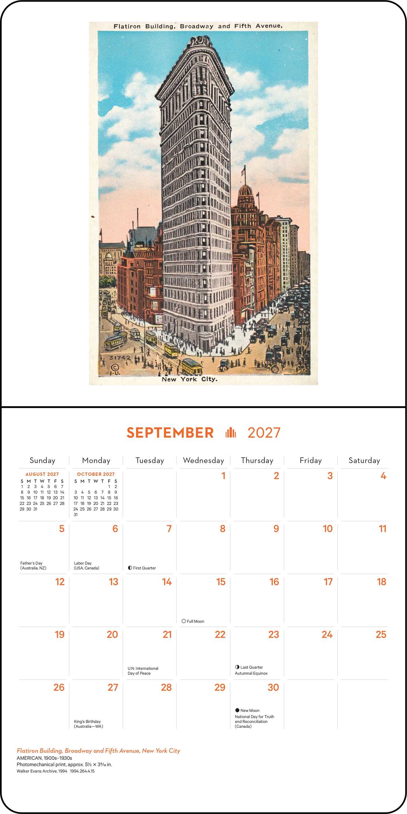 New York in Art 2027 Mini Wall Calendar