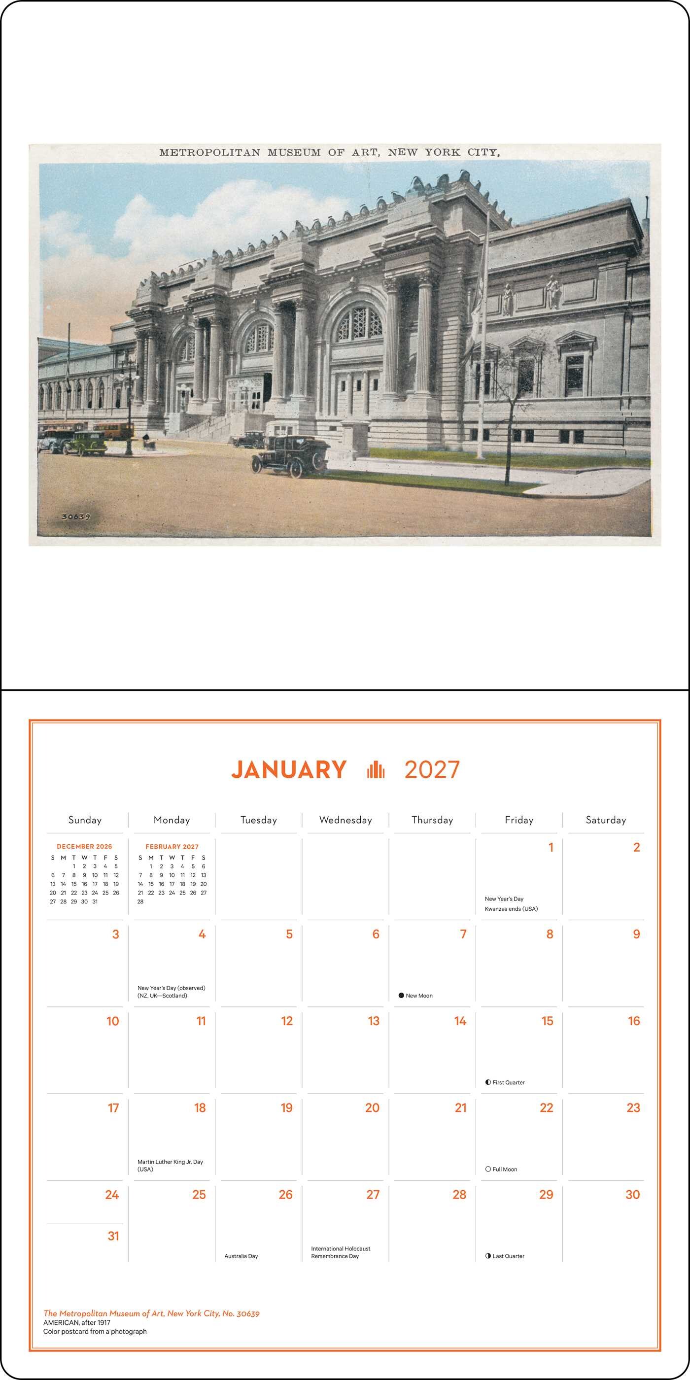 New York in Art 2027 Wall Calendar