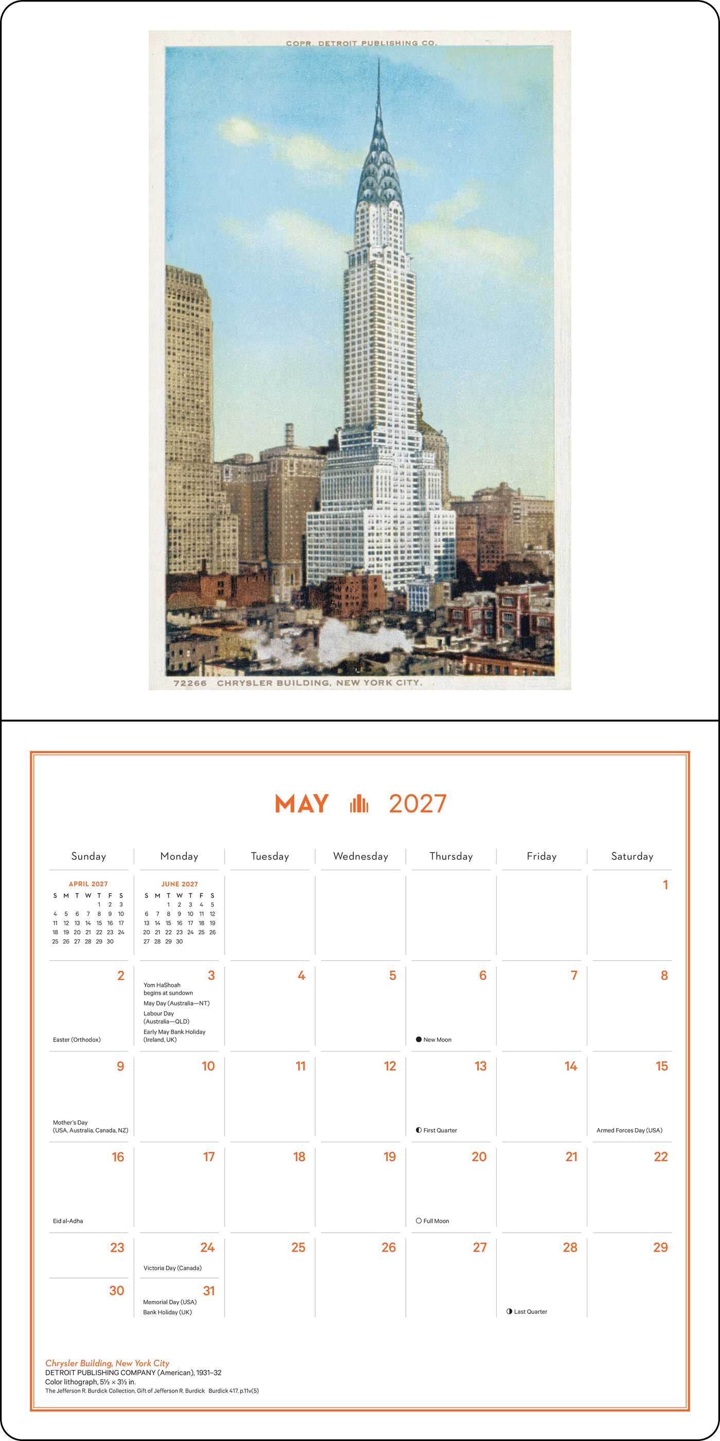 New York in Art 2027 Wall Calendar