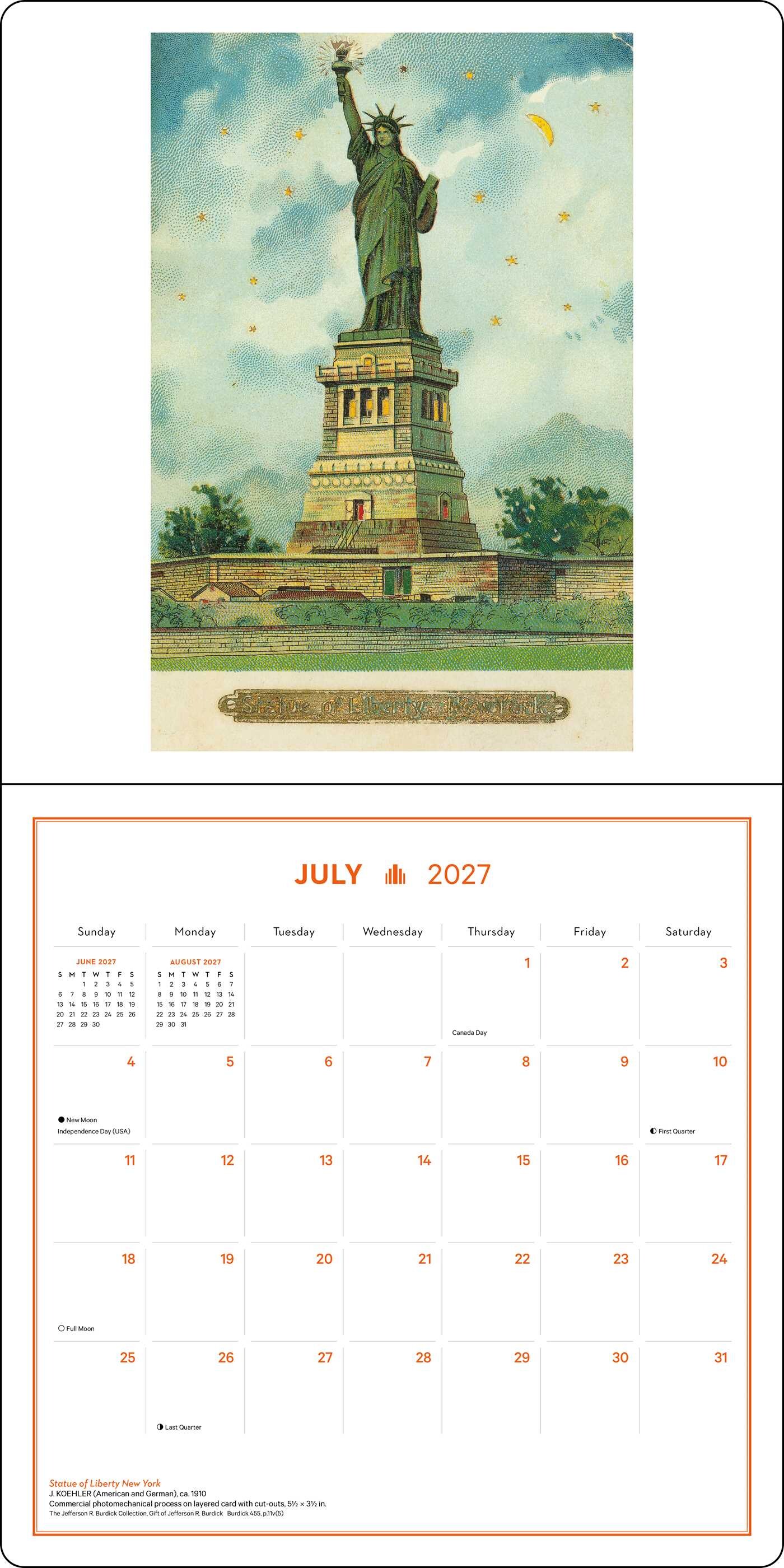 New York in Art 2027 Wall Calendar