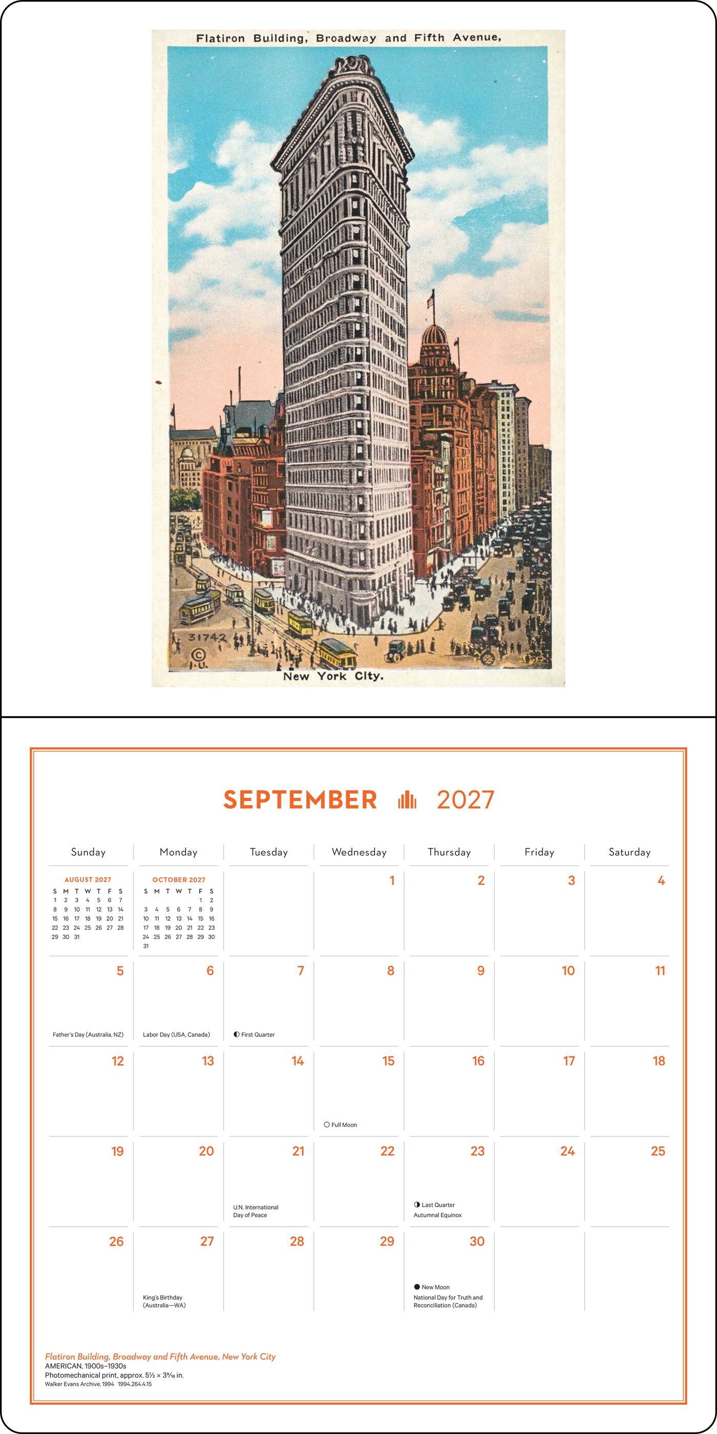 New York in Art 2027 Wall Calendar