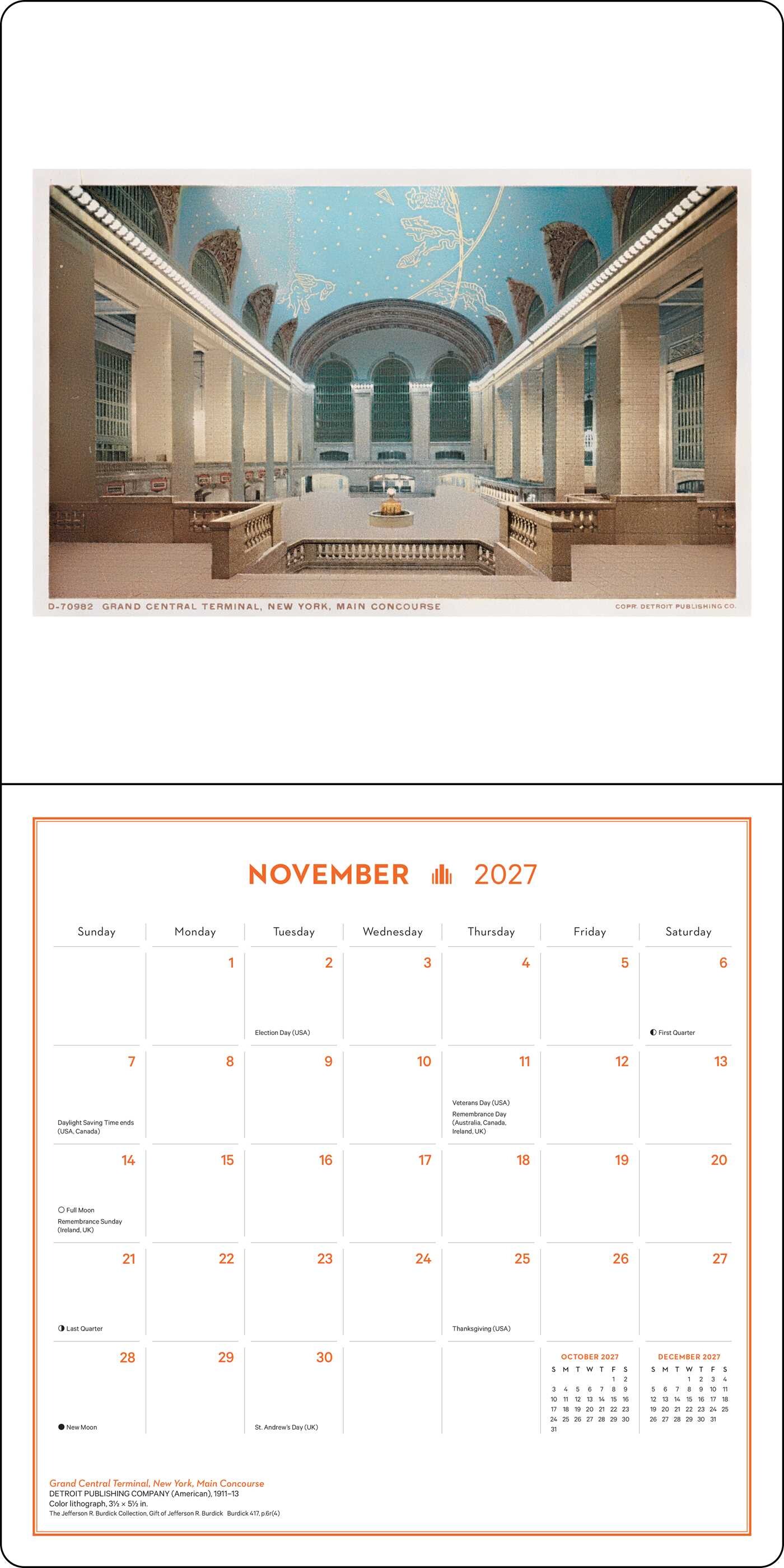 New York in Art 2027 Wall Calendar