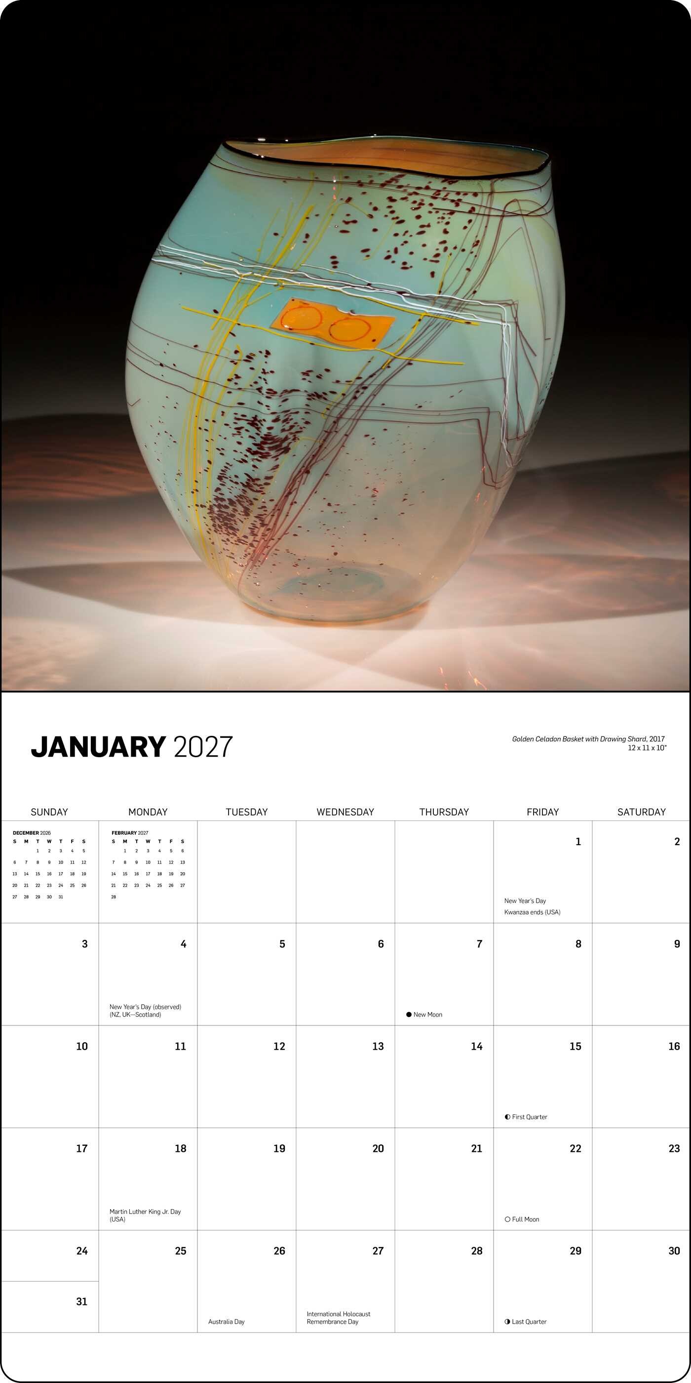 Chihuly 2027 Wall Calendar