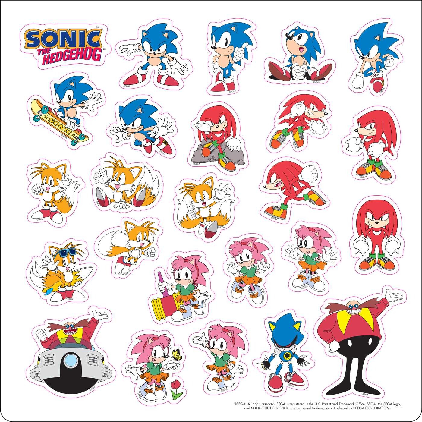 Sonic the Hedgehog Classic 2027 Wall Calendar with Bonus Stickers