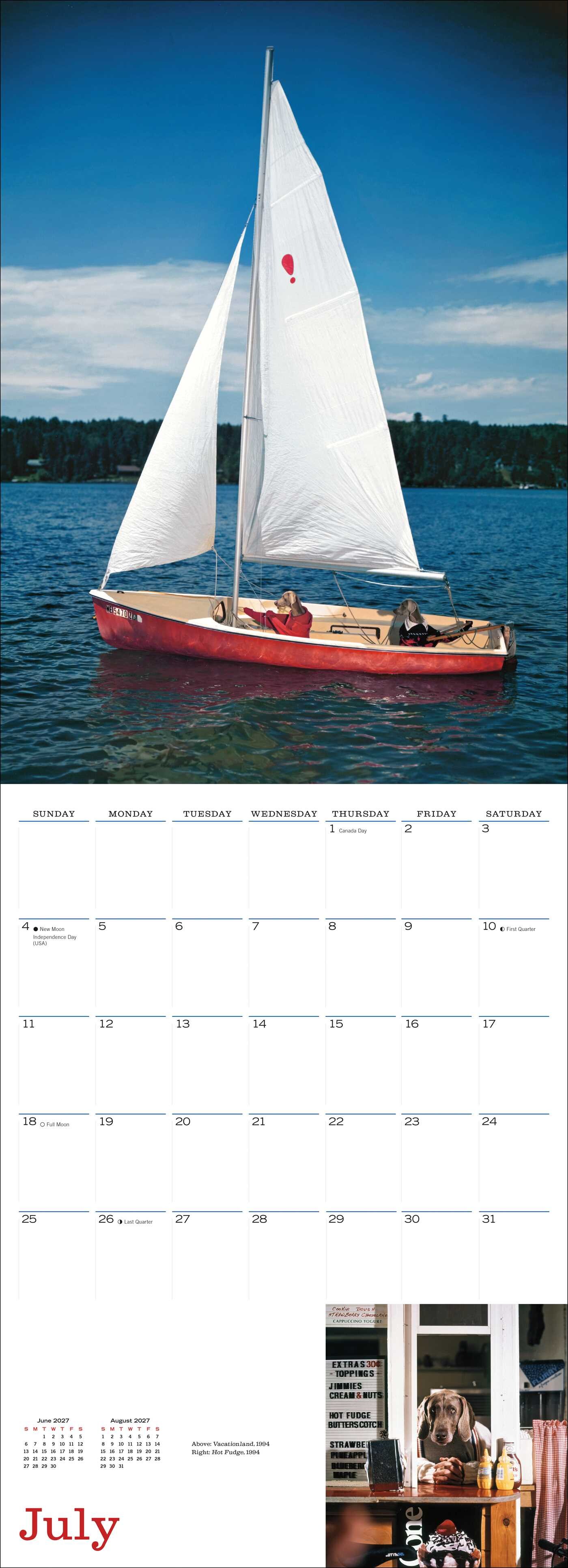 William Wegman Best of Man's Best Friend 2027 Wall Calendar