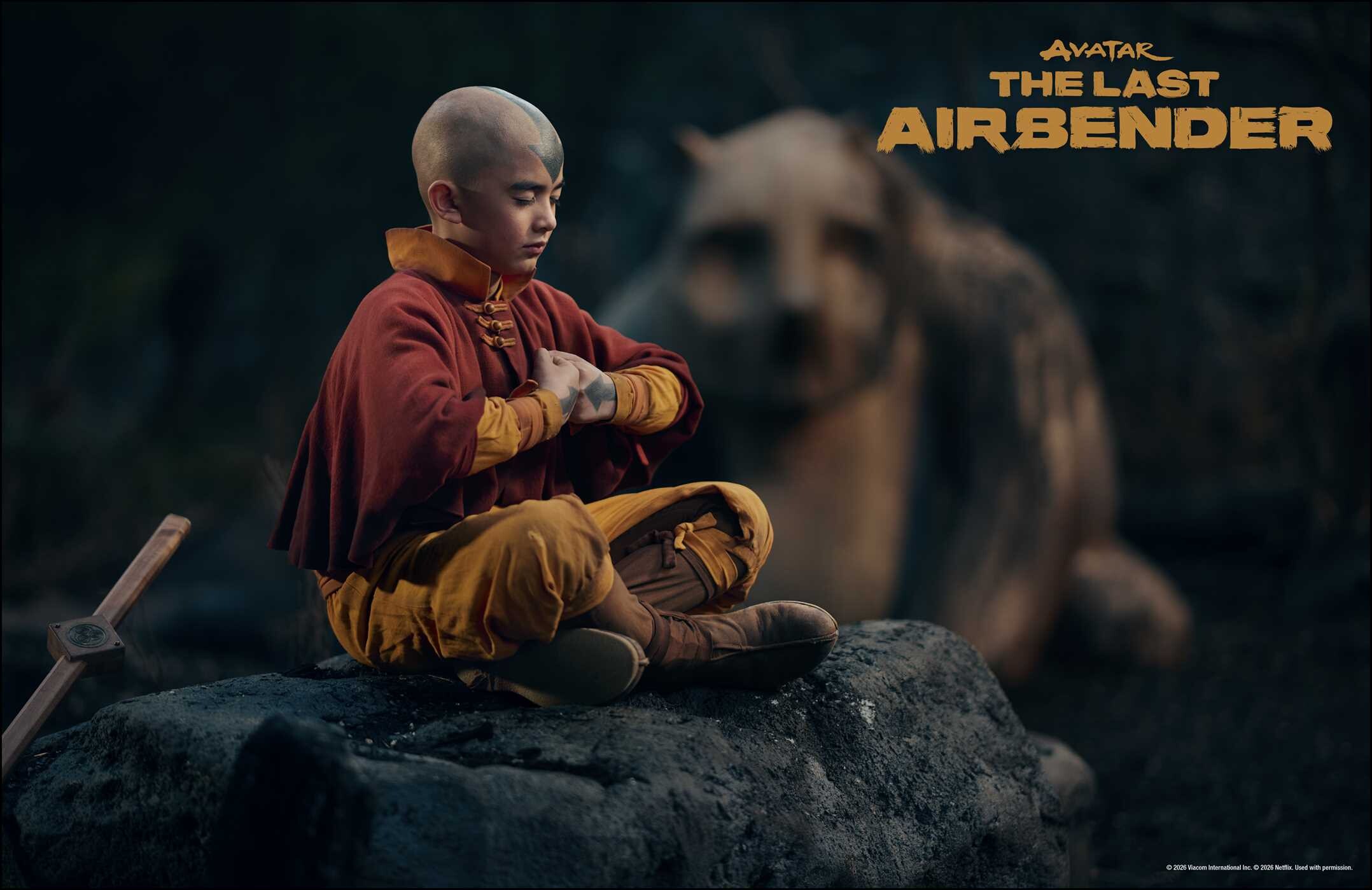 Avatar: The Last Airbender Netflix Series 2027 Wall Calendar with Bonus Poster
