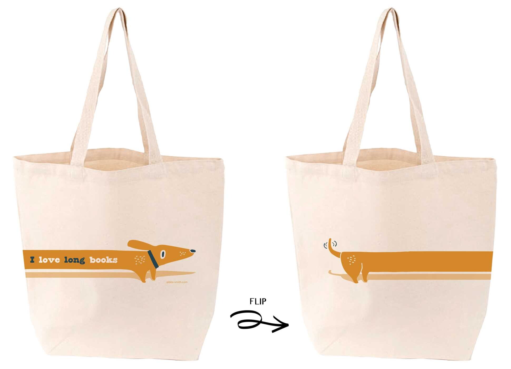 I Love Long Books Tote