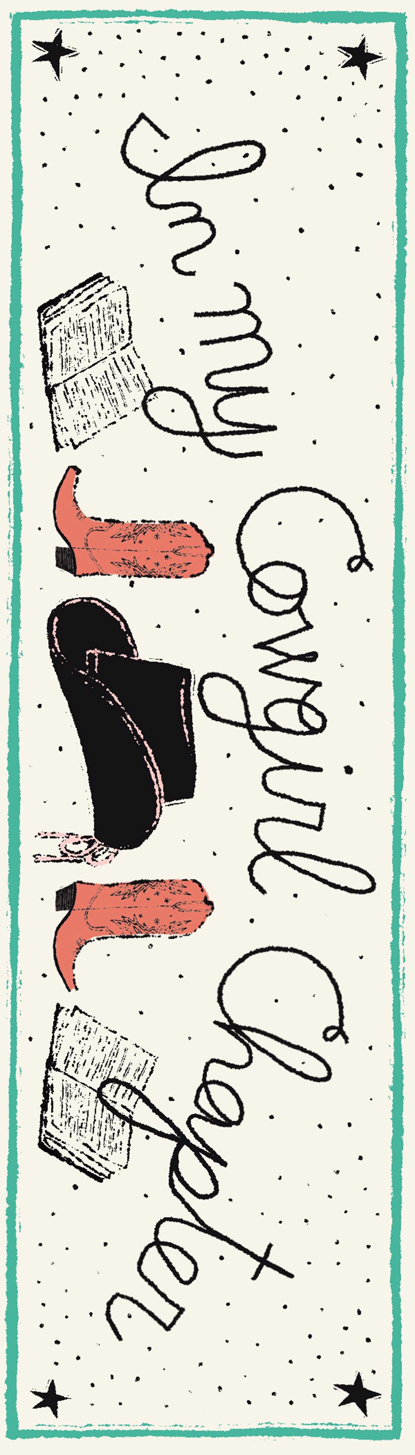 Cowgirl Chapter Bookmark Box