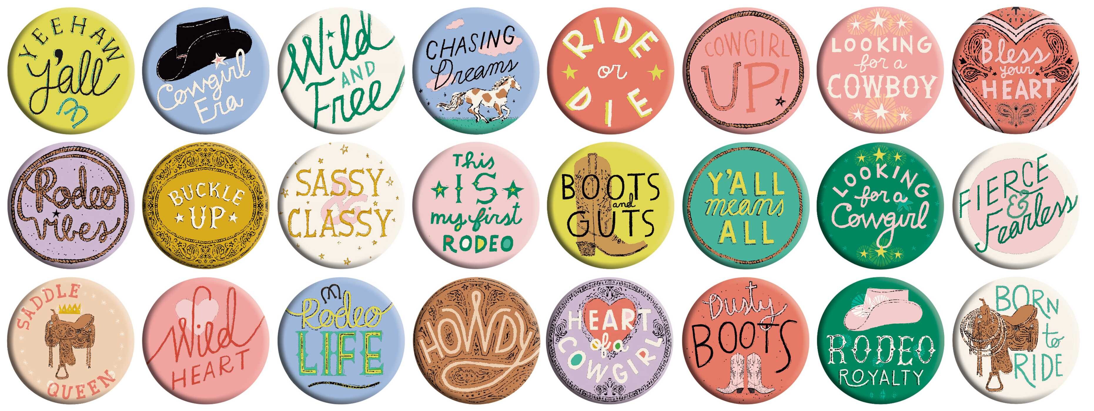 Heart of a Cowgirl Button Box