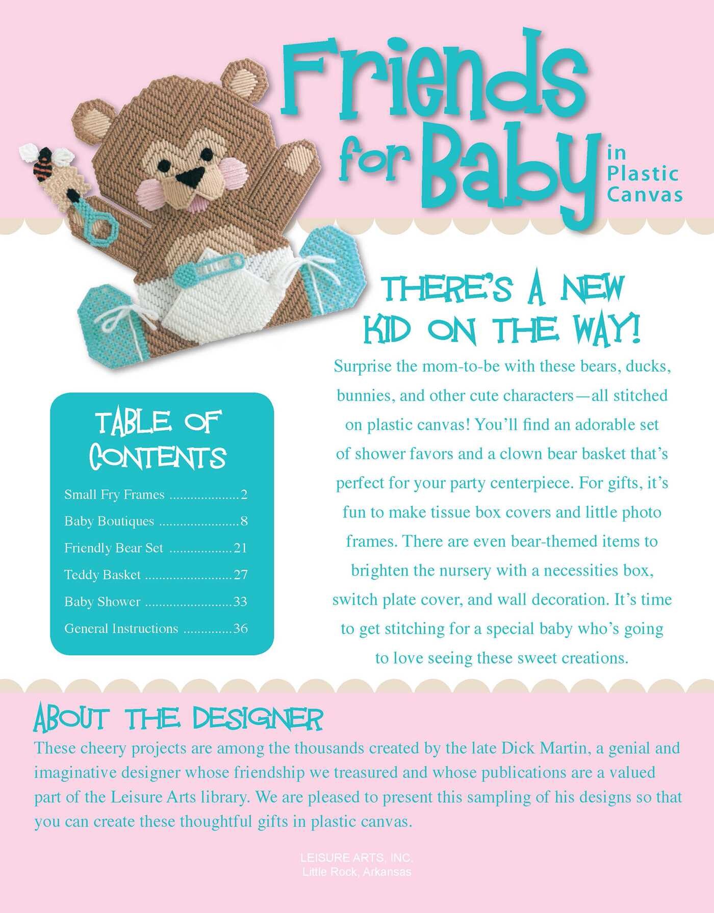 Friends for Baby in Plastic Canvas