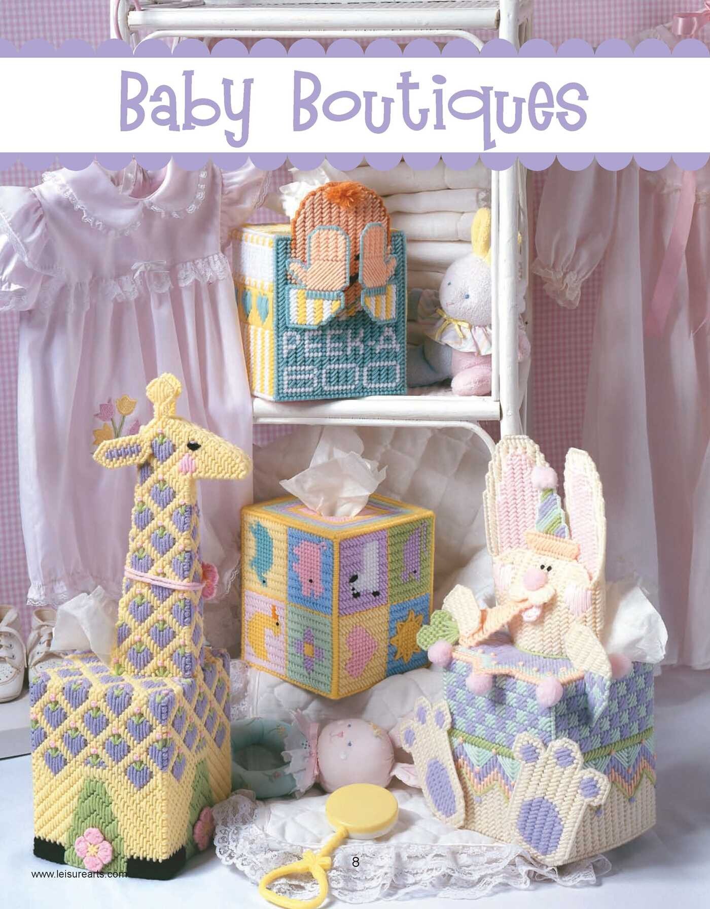 Friends for Baby in Plastic Canvas