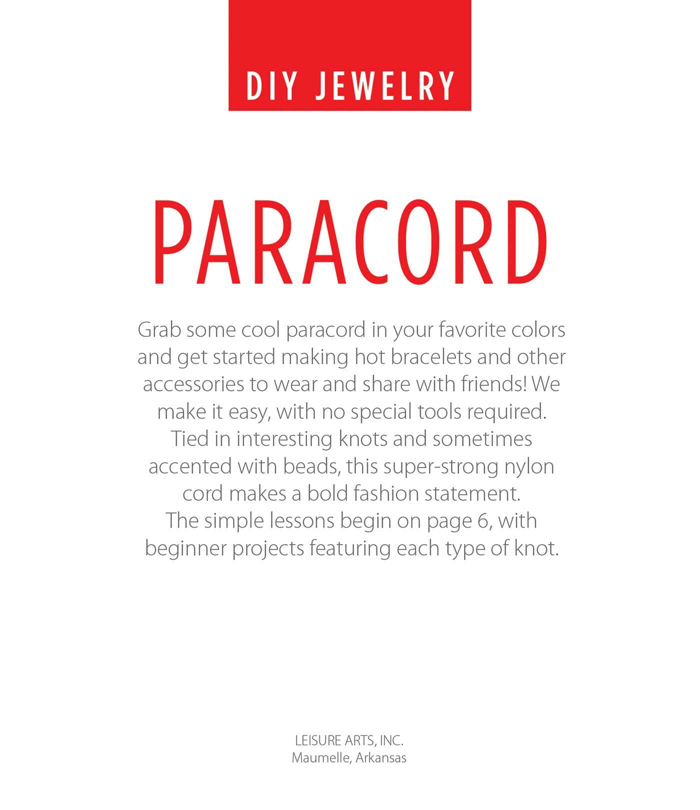 DIY Jewelry Paracord