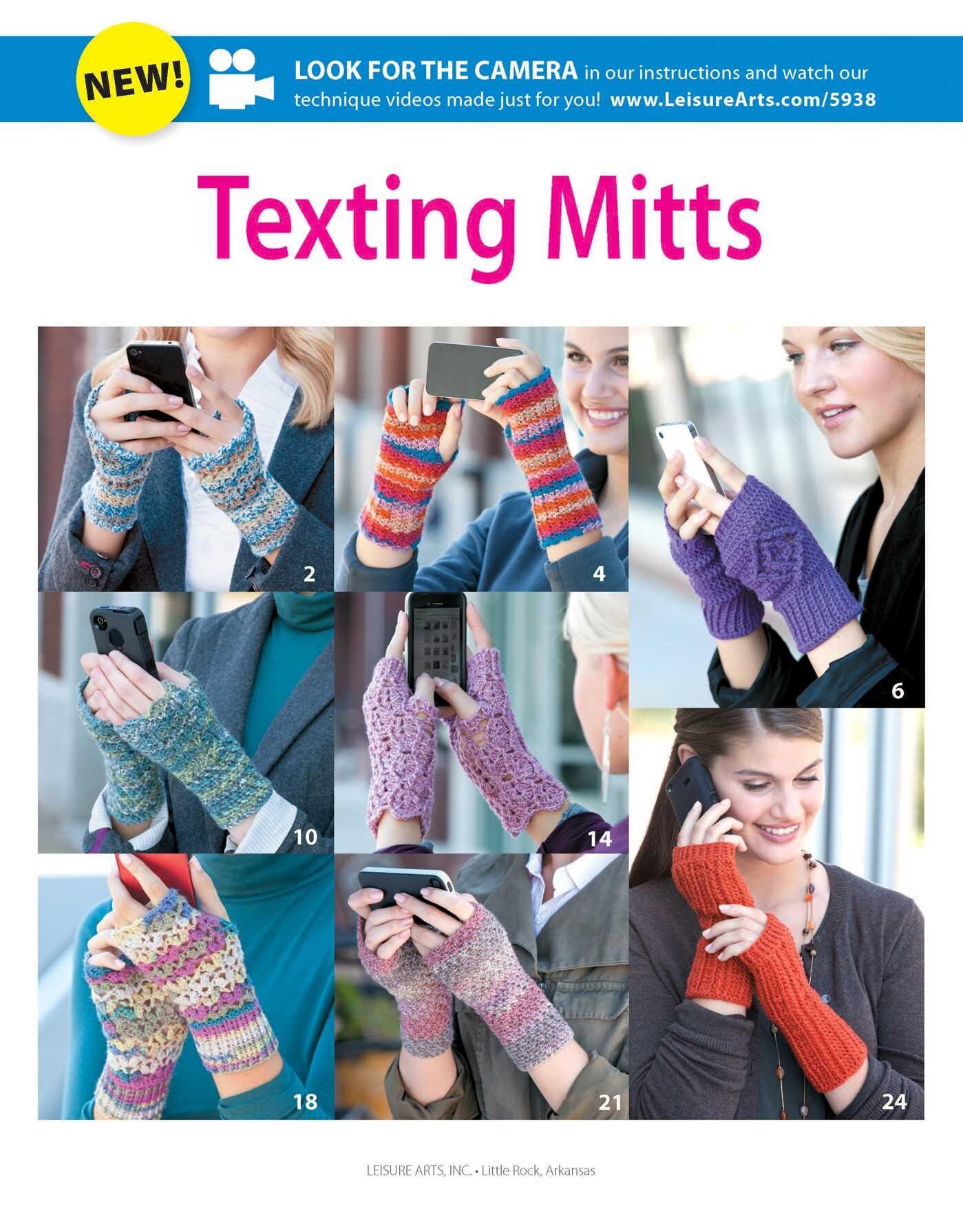Texting Mitts—Stay Toasty Warm With Sock-Yarn Mitts!