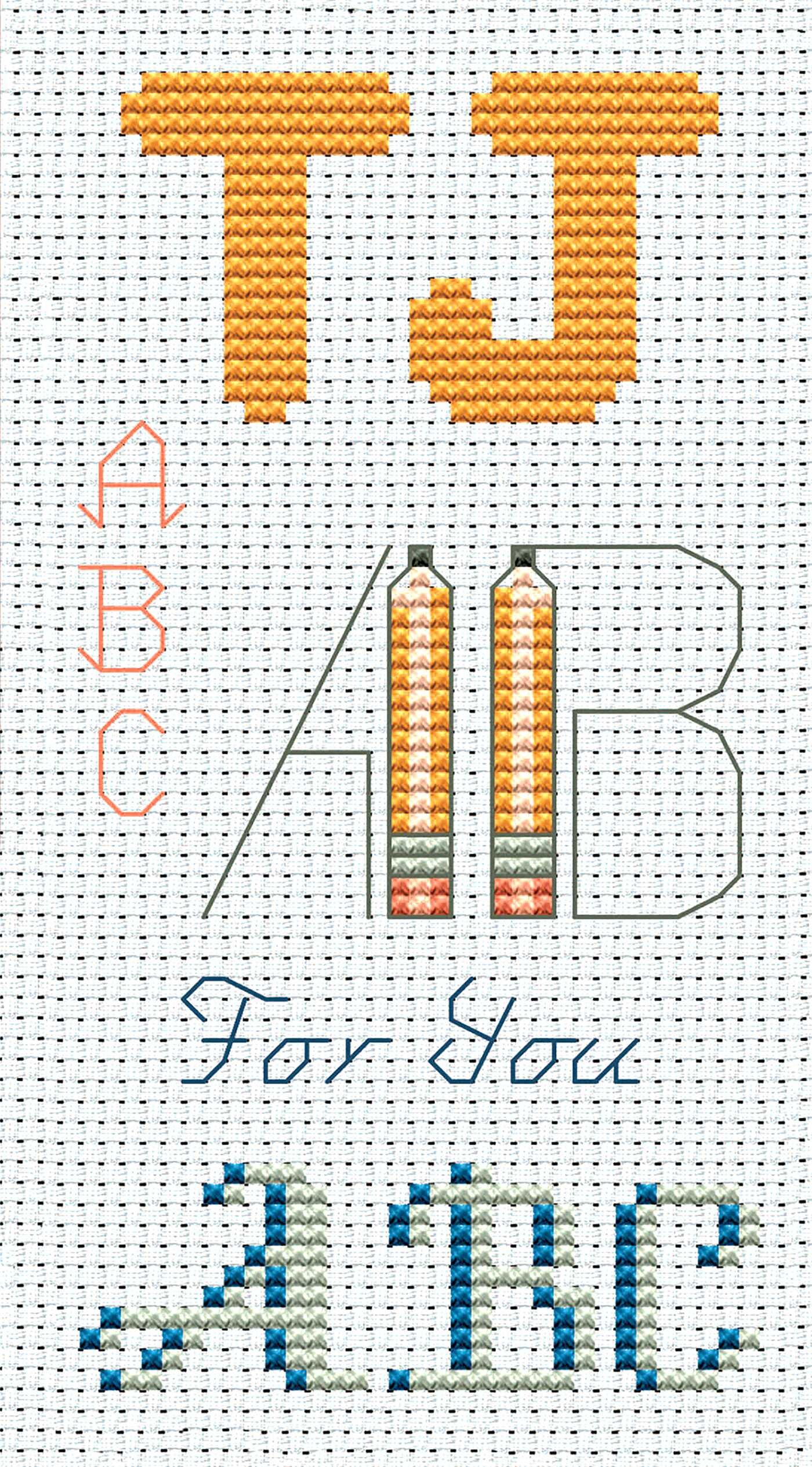 12 Alphabets to Stitch
