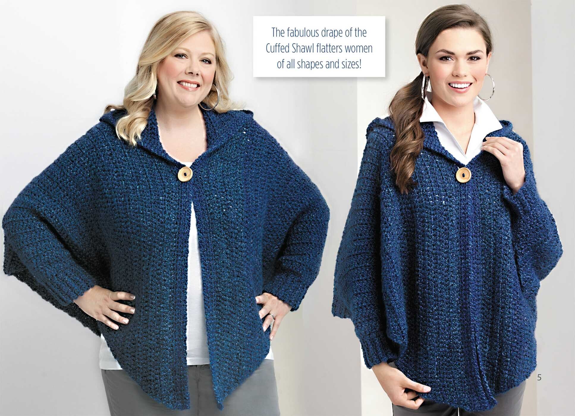 Crochet the Cuffed Shawl & More