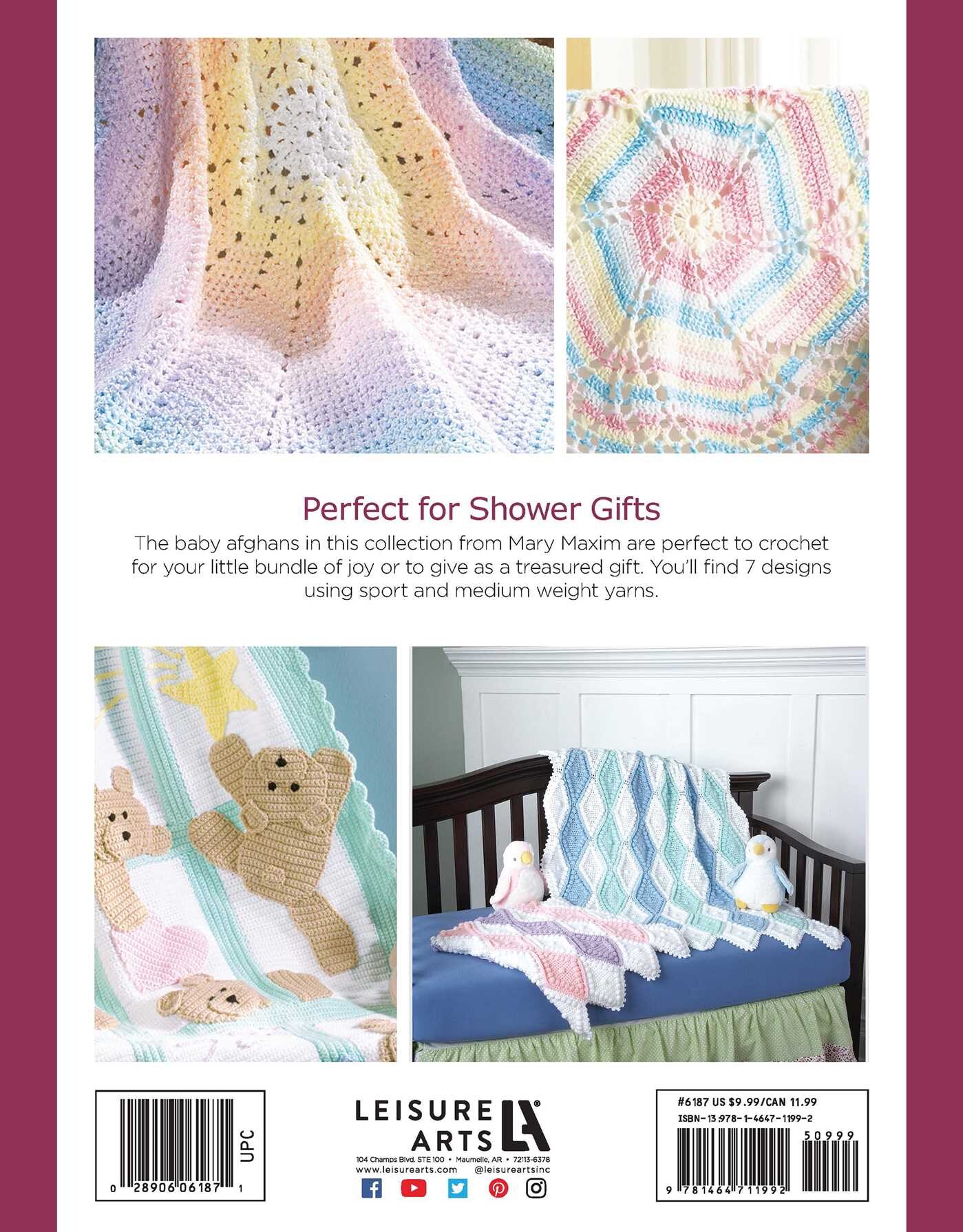 Baby Afghans— The Best of Mary Maxim; 7 Colorful and Cuddly Afghans for Your Bundle of Joy