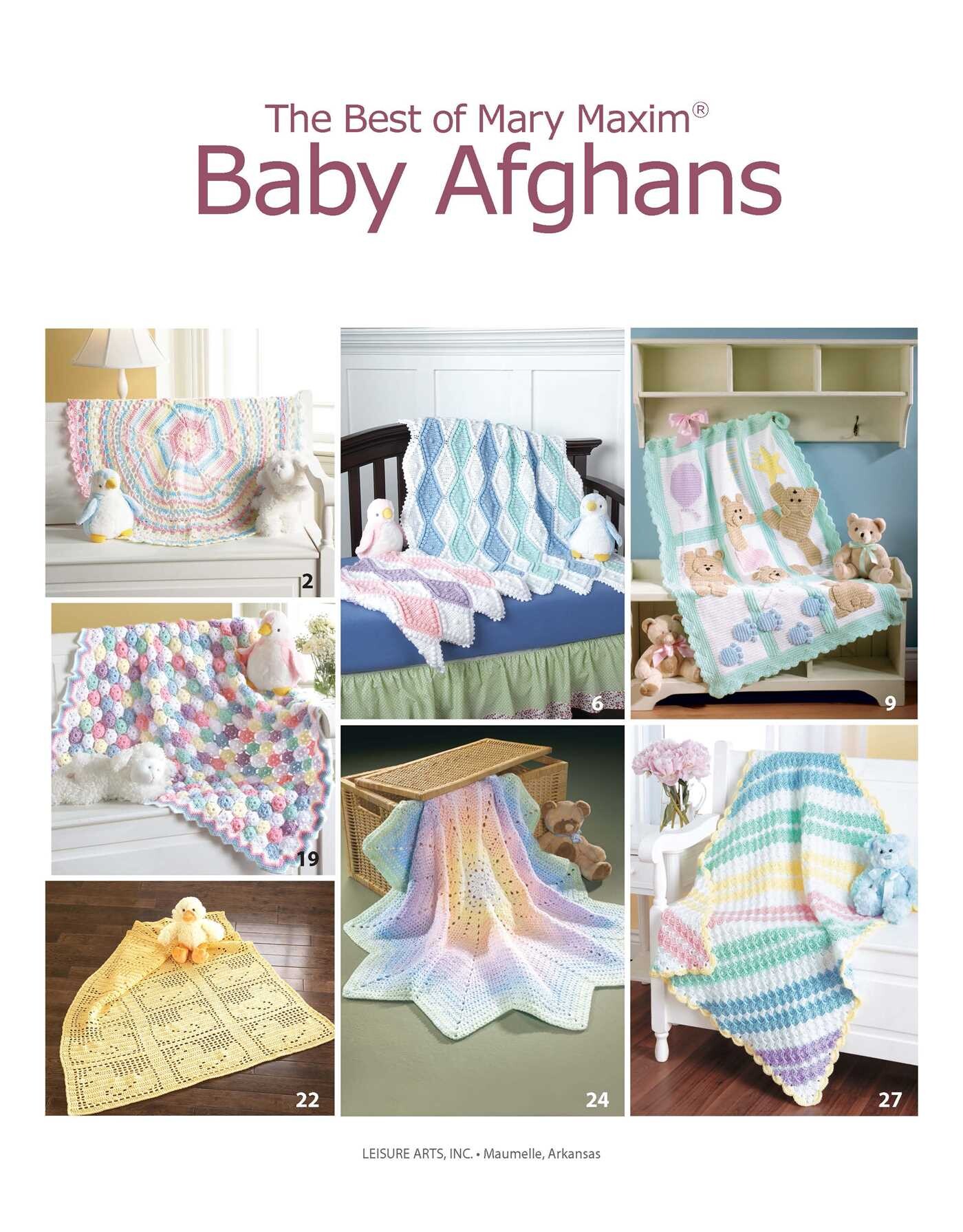 Baby Afghans— The Best of Mary Maxim; 7 Colorful and Cuddly Afghans for Your Bundle of Joy