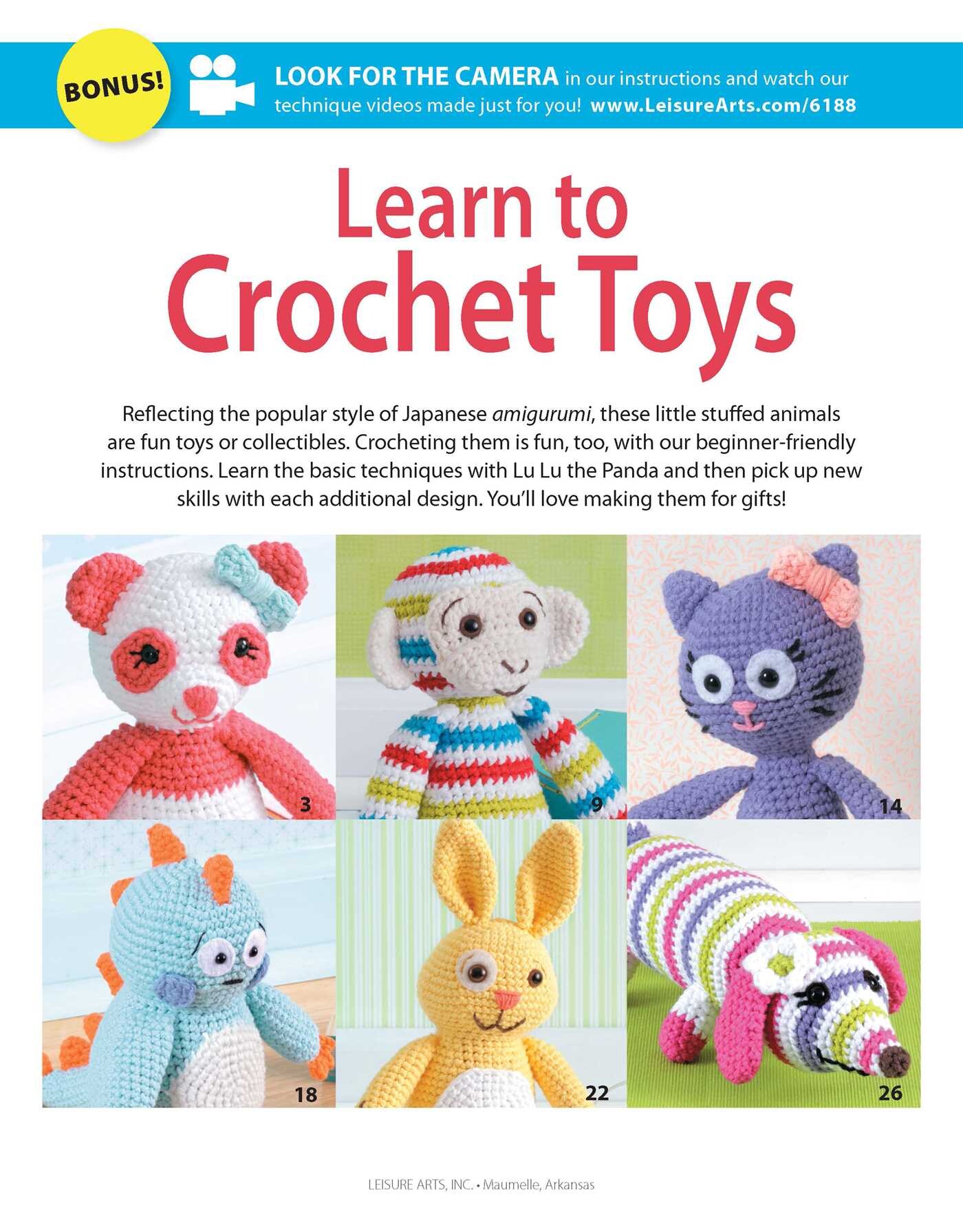 Learn to Crochet Toys
