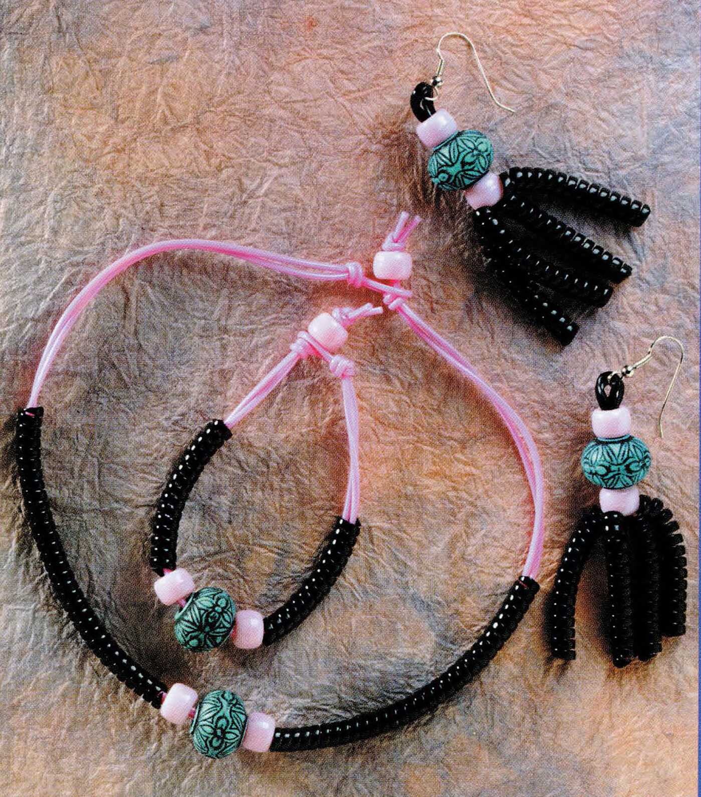 Plastic Lacing & Pony Beads