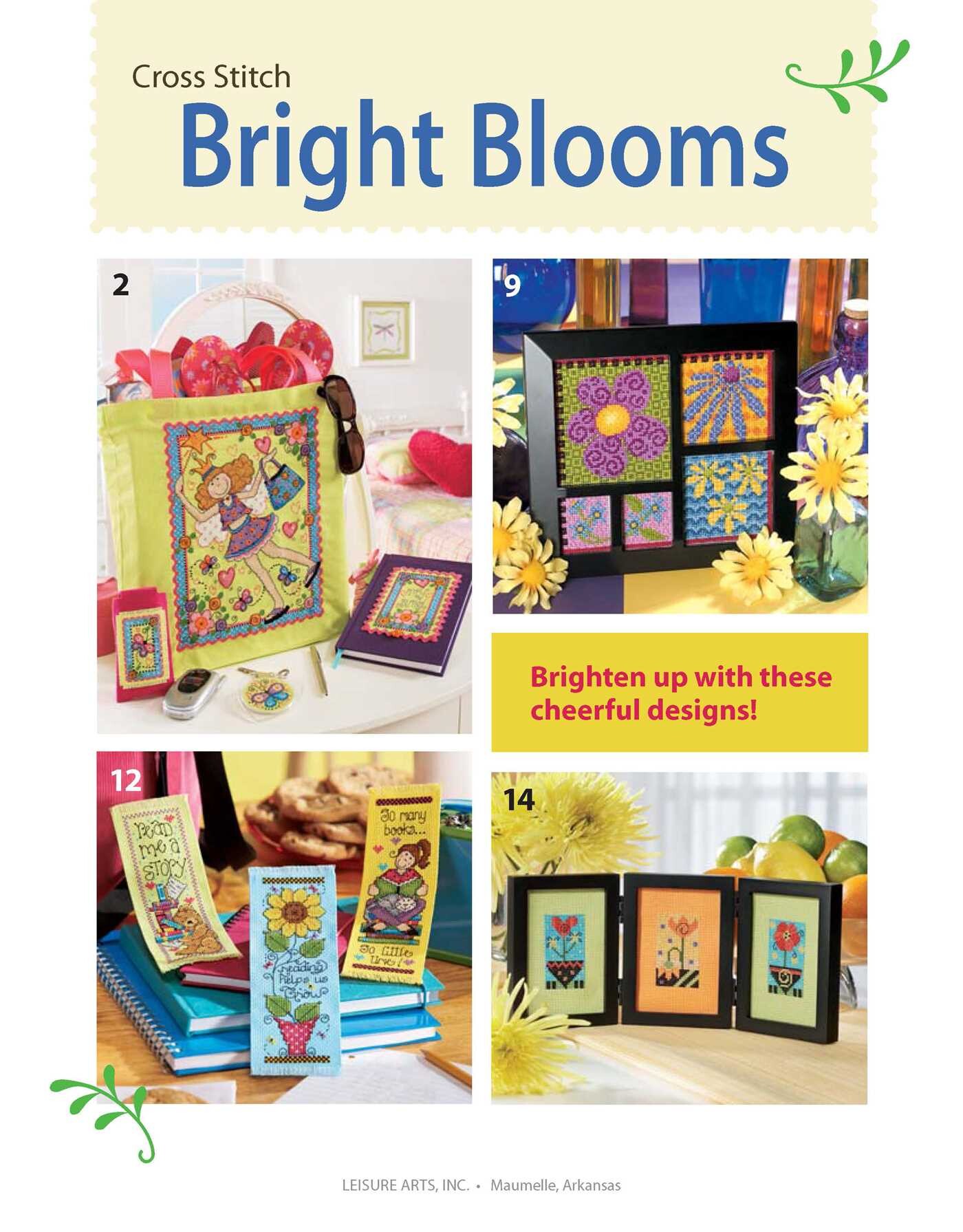 Bright Blooms Cross Stitch