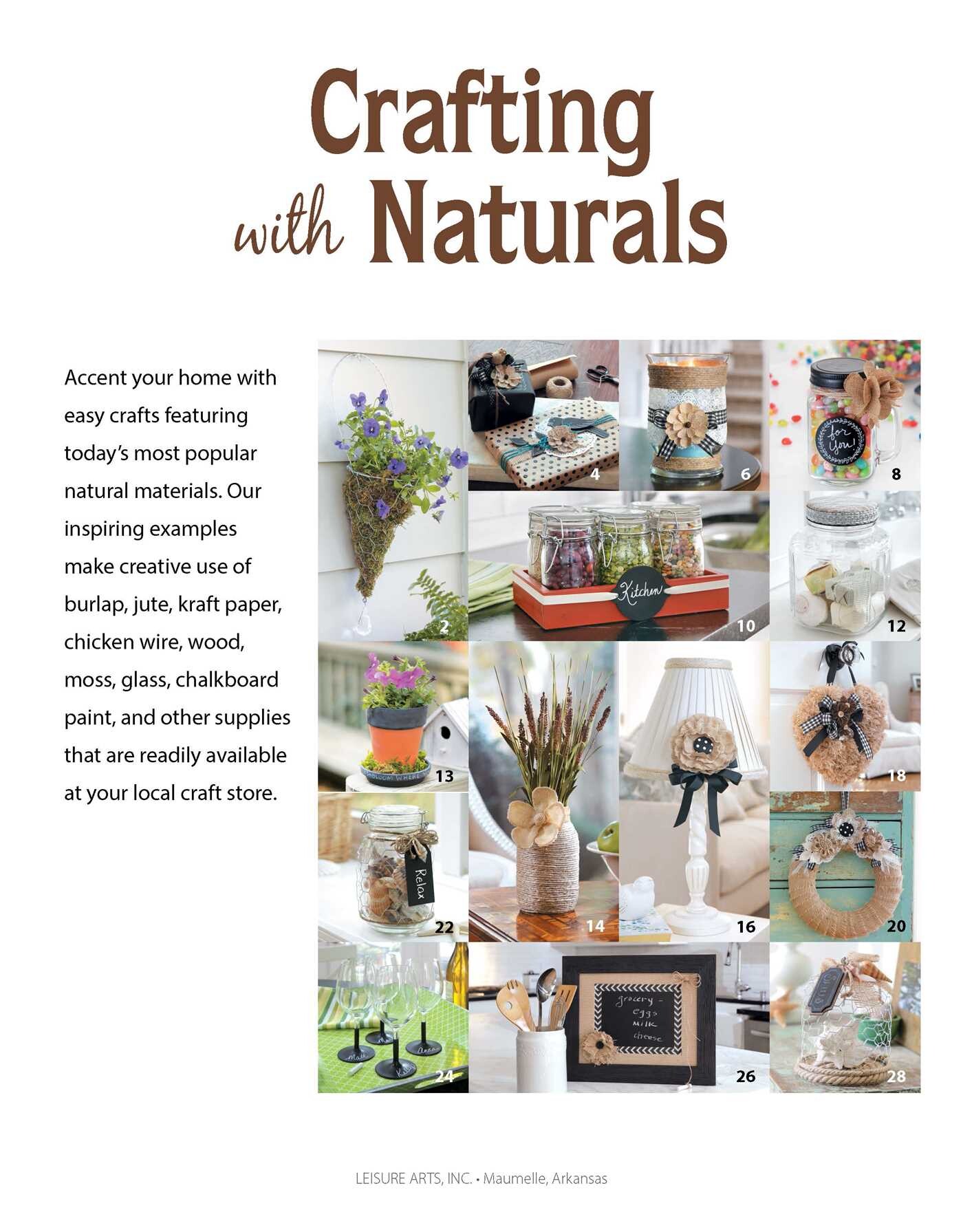Crafting with Naturals