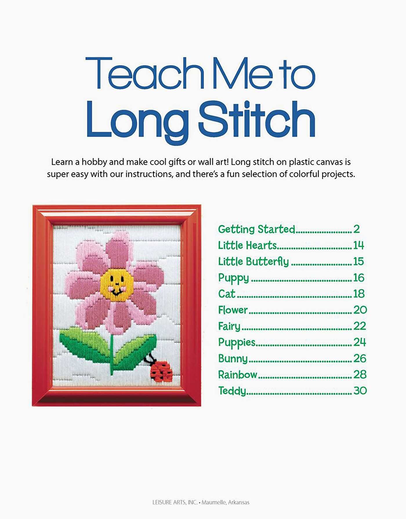 Teach Me to Long Stitch Plastic Canvas