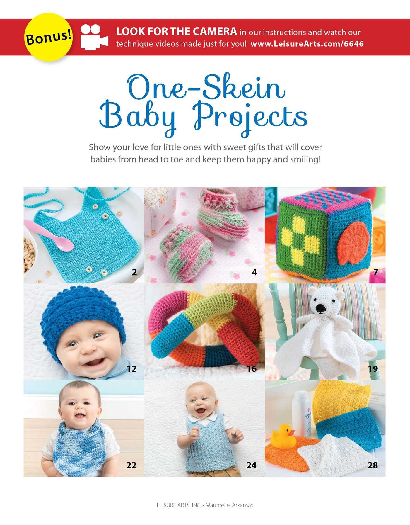 One-Skein Baby Projects