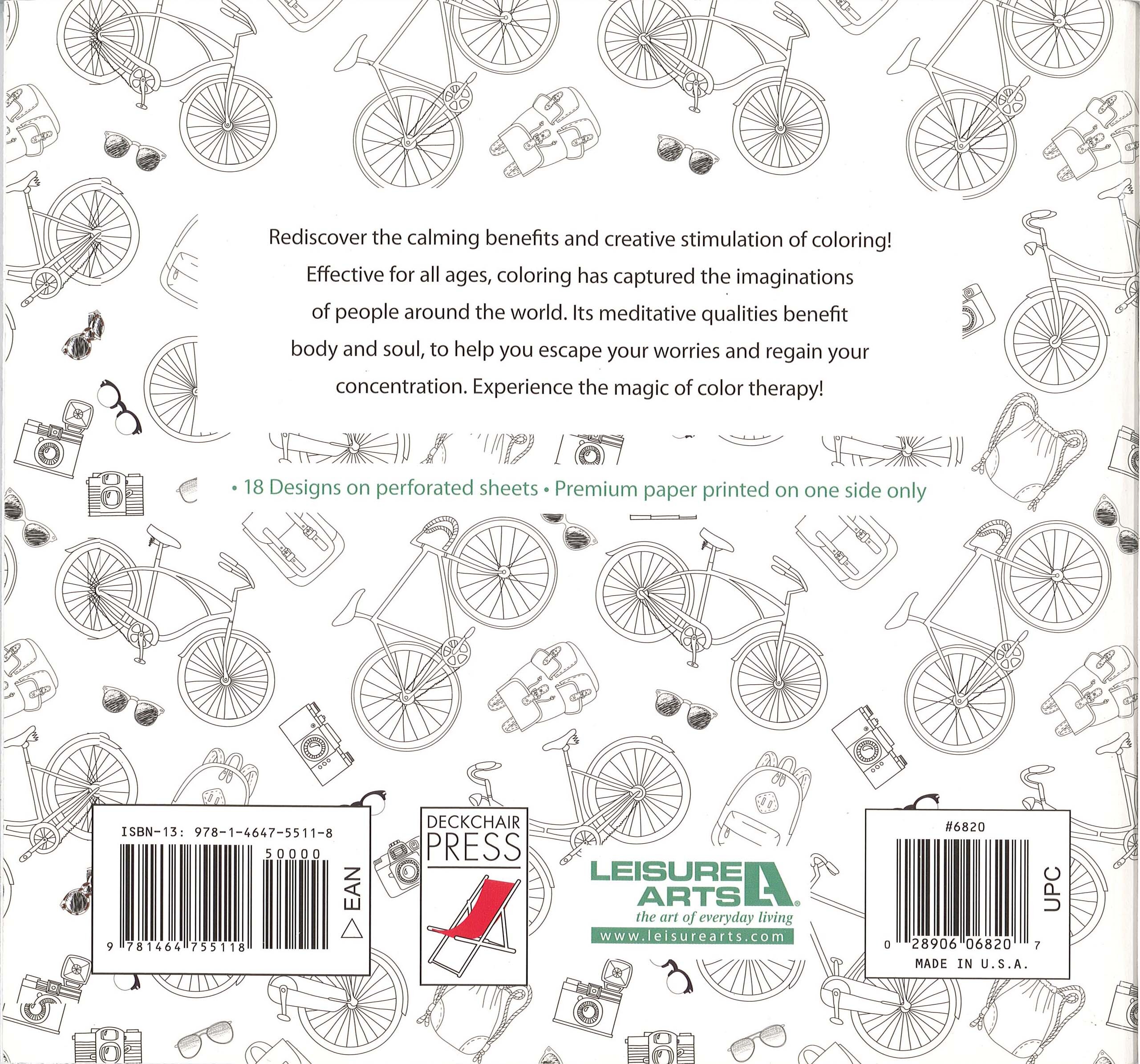 Going Places—18 Designs on Perforated Pages