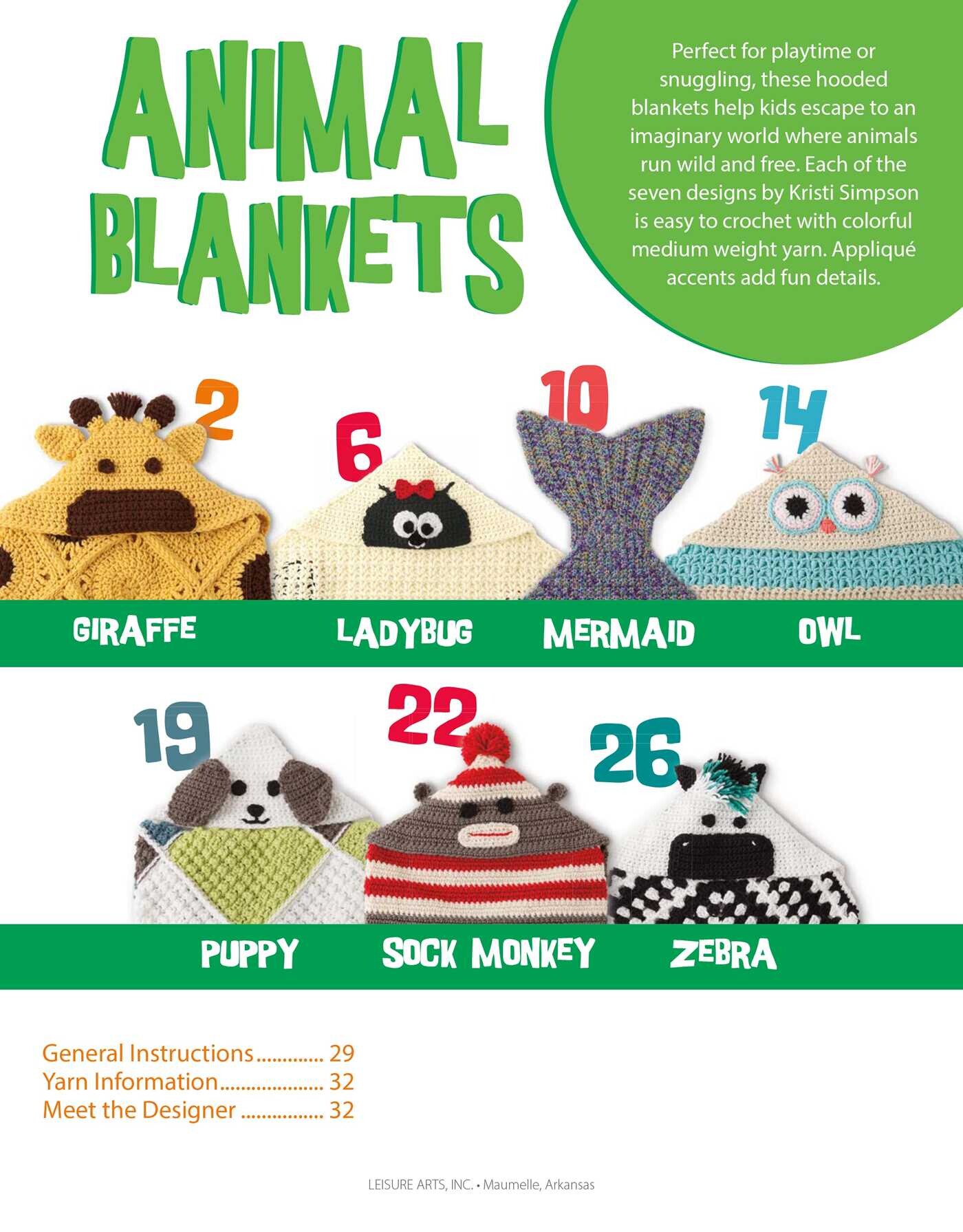 Crochet Animal Blankets