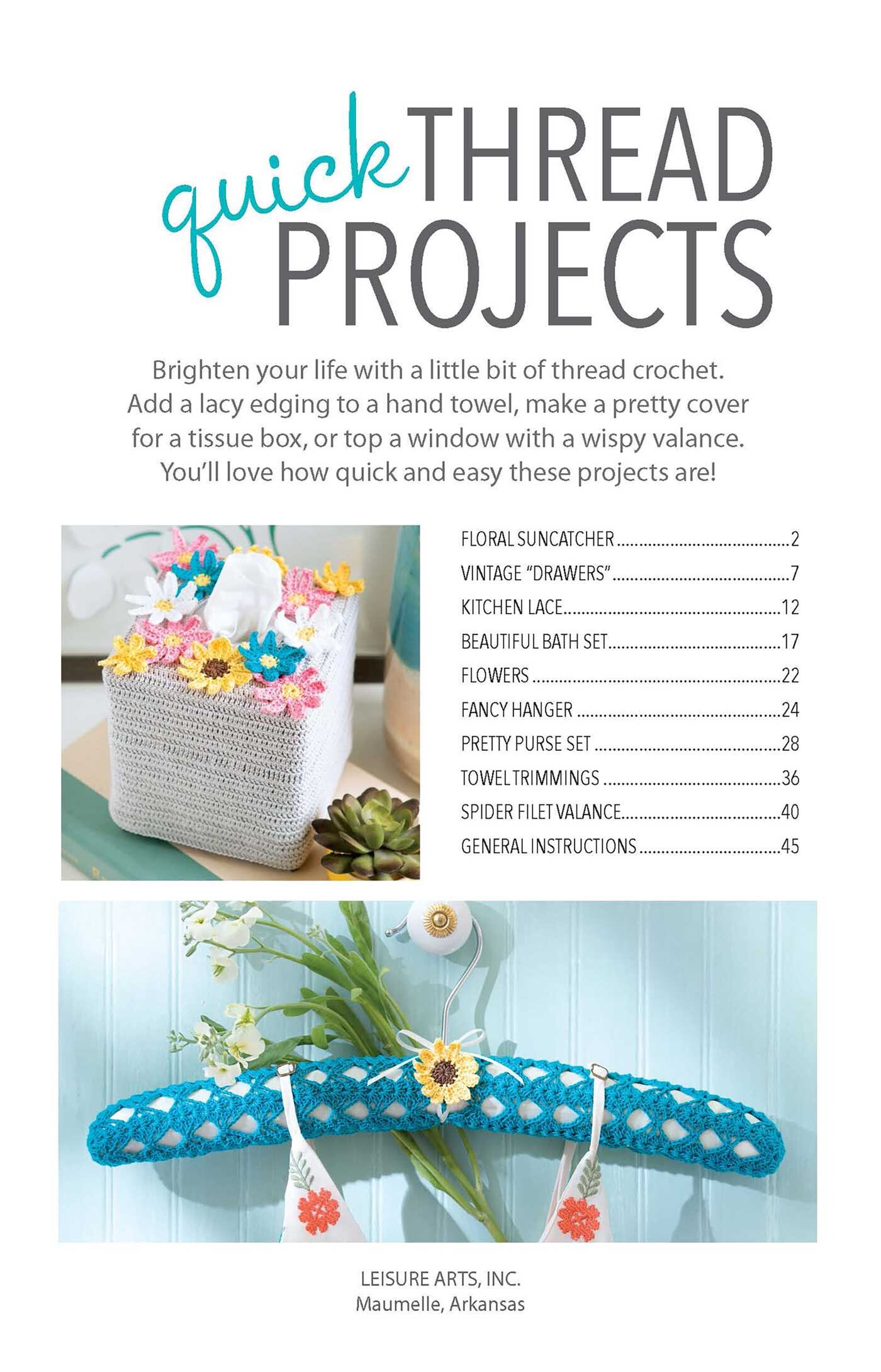 Quick Thread Projects | Book by Leisure Arts | Official Publisher Page ...