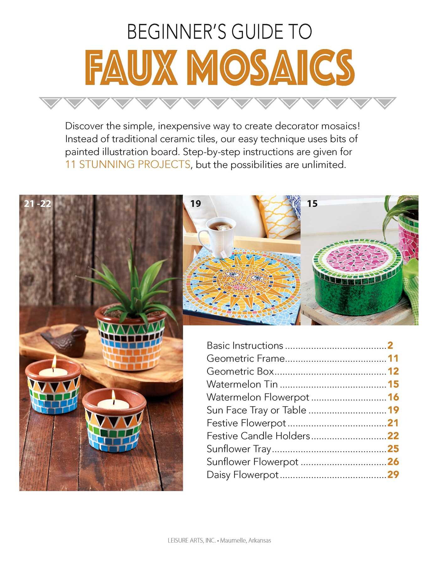 Beginner's Guide to Faux Mosaics