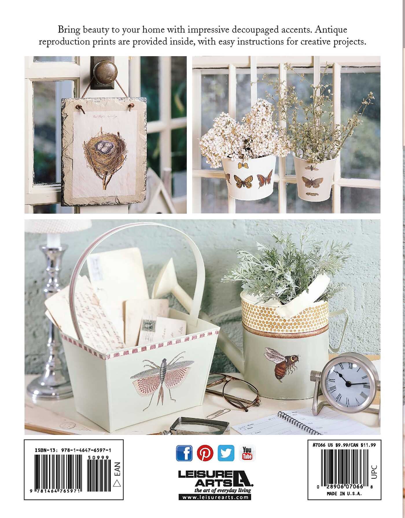 Birds and Butterflies—Home Decor Accents with Decoupage