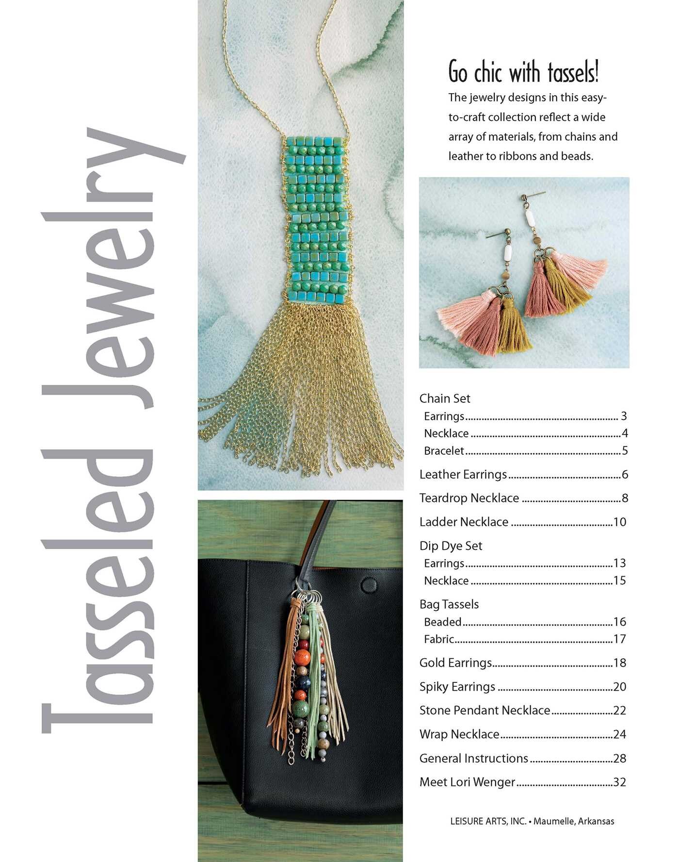 Tasseled Jewelry—From Chains & Leather to Ribbons & Beads