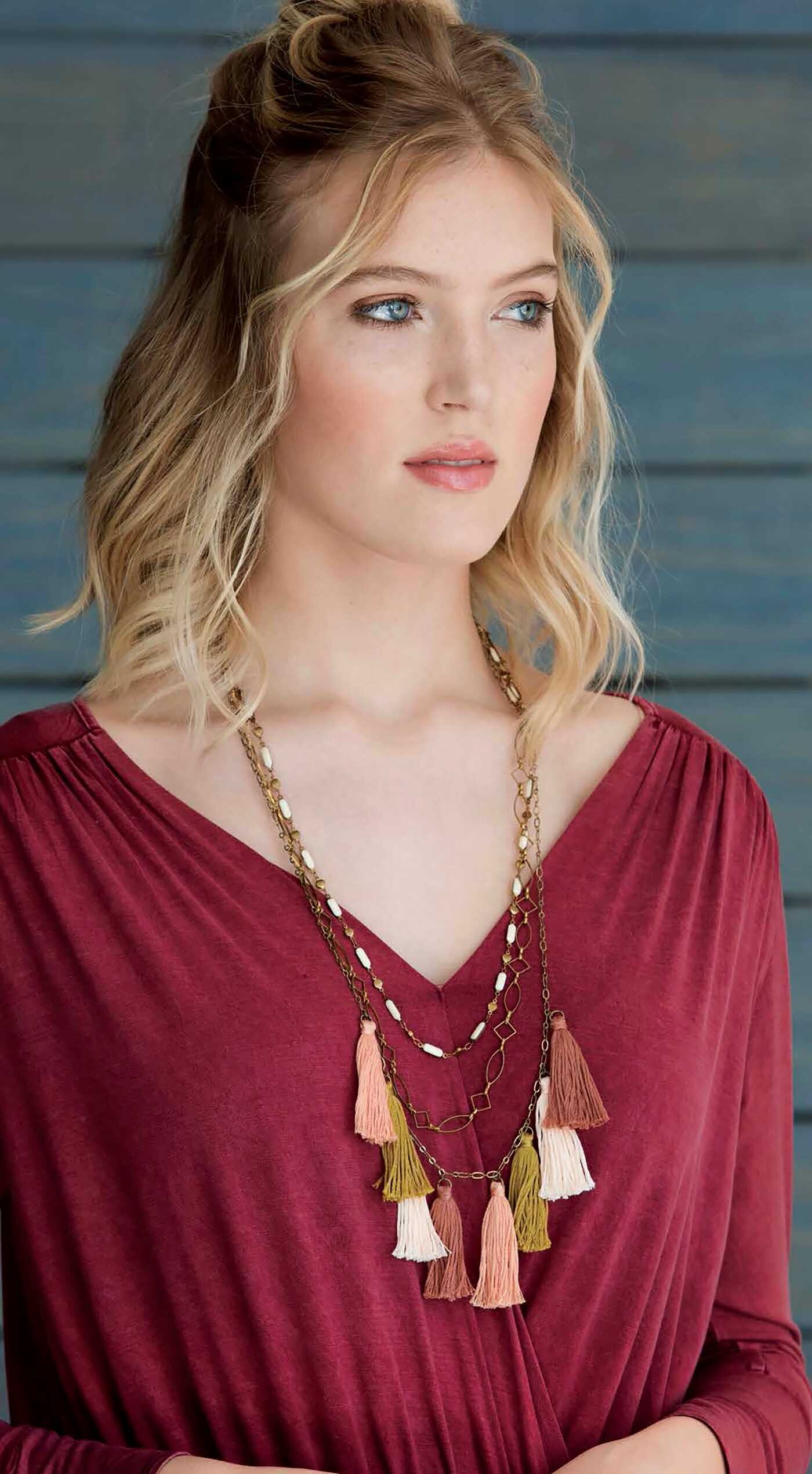 Tasseled Jewelry—From Chains & Leather to Ribbons & Beads